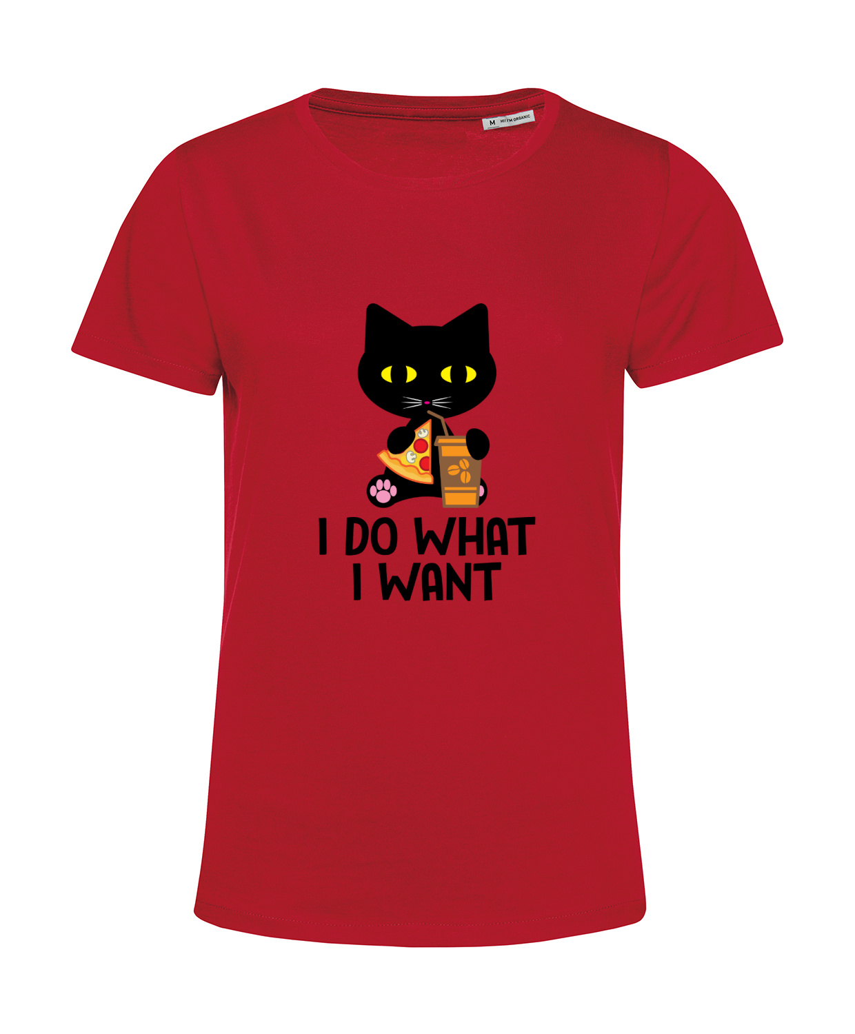 Nachhaltiges T-Shirt Damen Katzen - I do what I want
