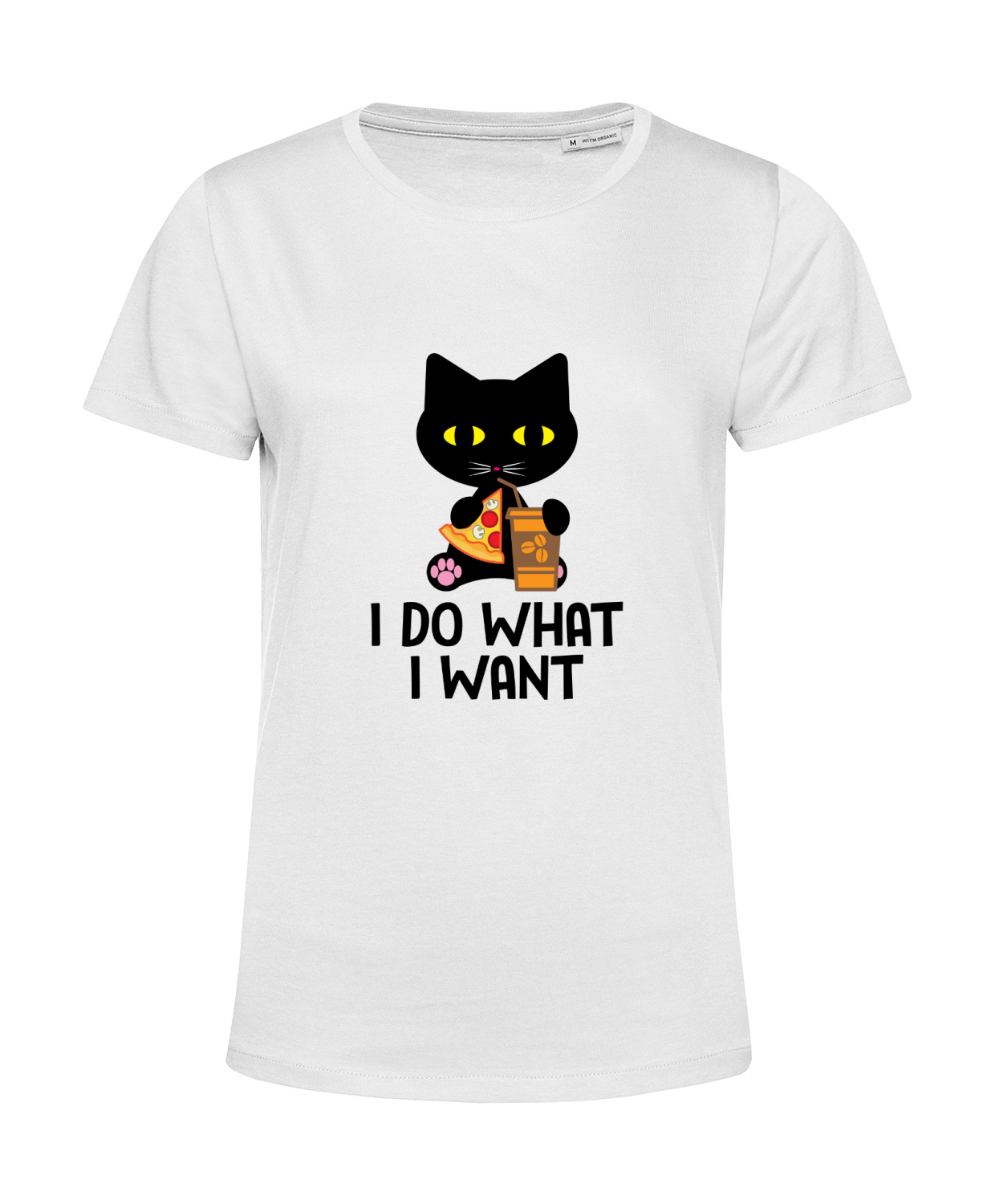 Nachhaltiges T-Shirt Damen Katzen - I do what I want