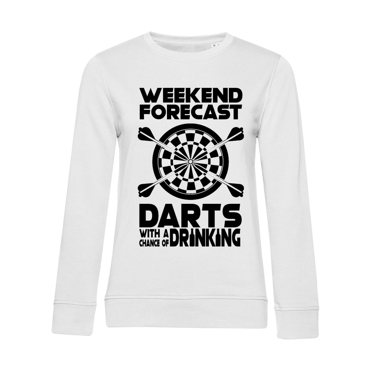 Nachhaltiges Sweatshirt Damen Darts Weekend Forecast Darts