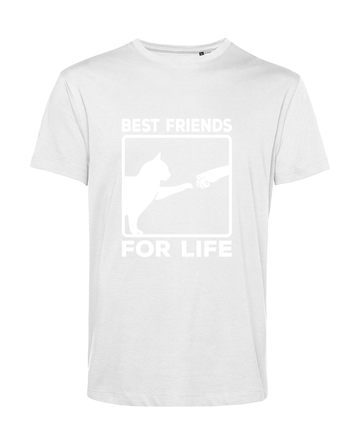Nachhaltiges T-Shirt Herren Katzen - Best friends for life
