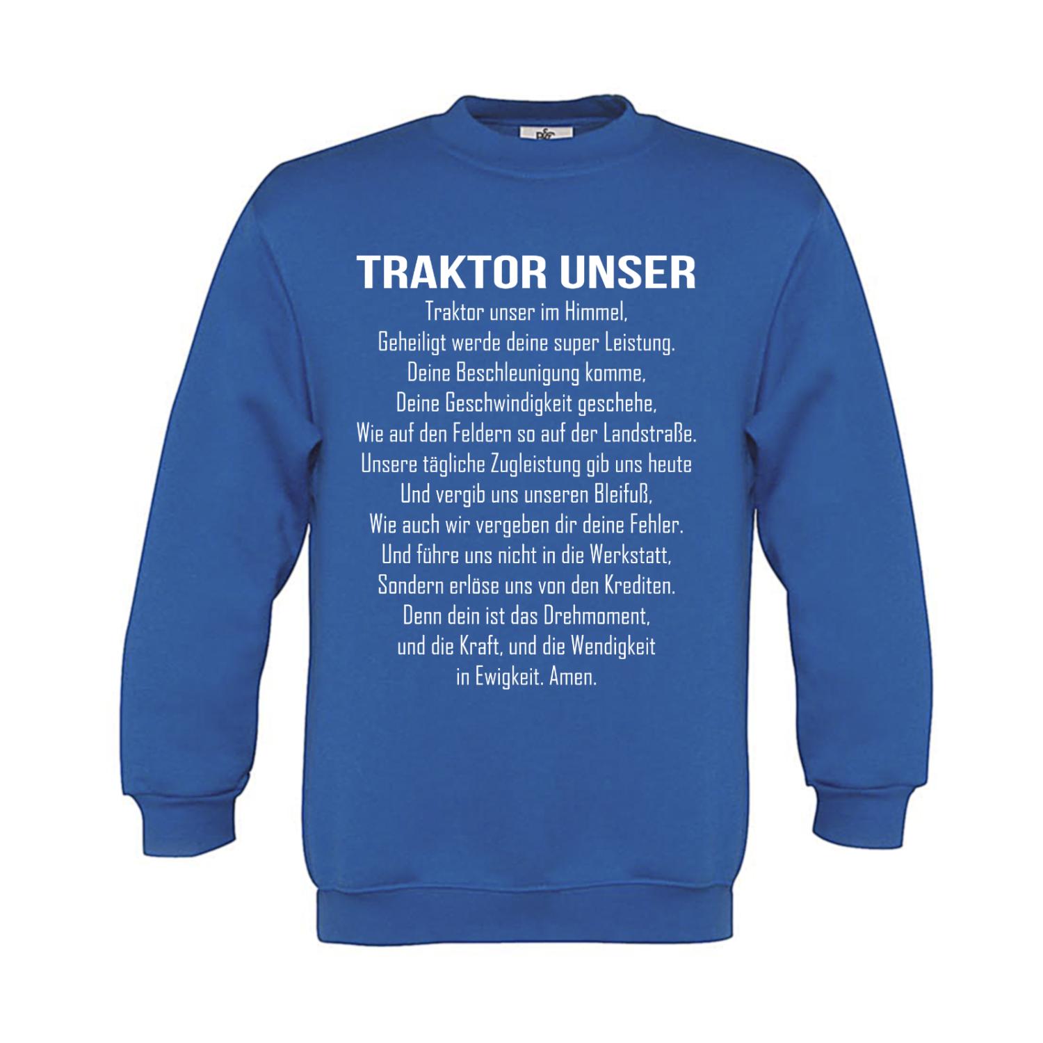 Sweatshirt Kinder Landwirt - Traktor unser