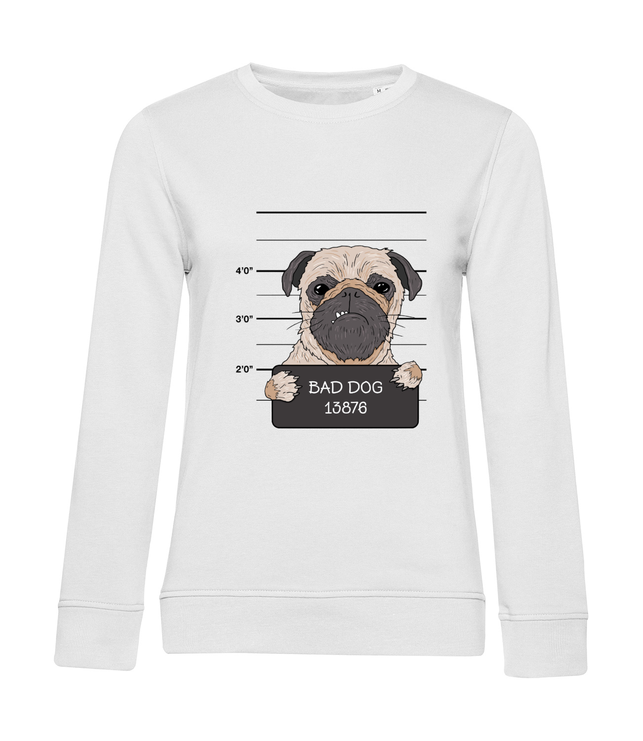 Nachhaltiges Sweatshirt Damen Hunde - Knastfoto Bad Dog