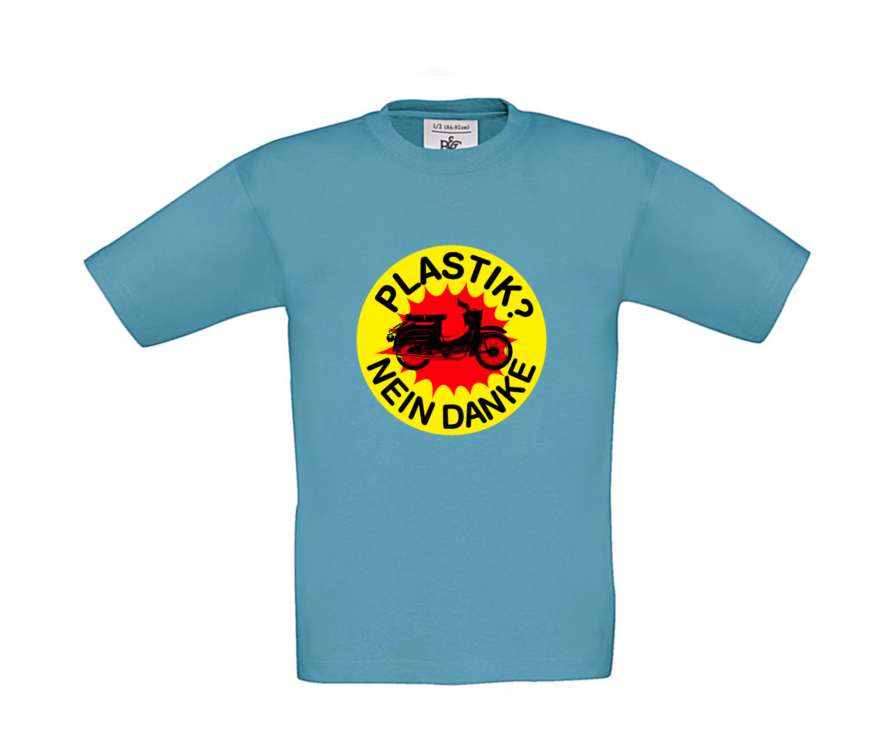 T-Shirt Kinder 2Takter - Plastik Nein Danke Schwalbe
