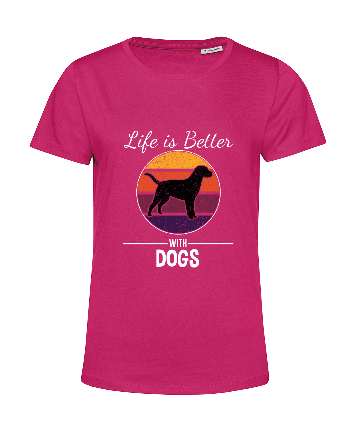 Nachhaltiges T-Shirt Damen Hunde - Life is Better with Dogs