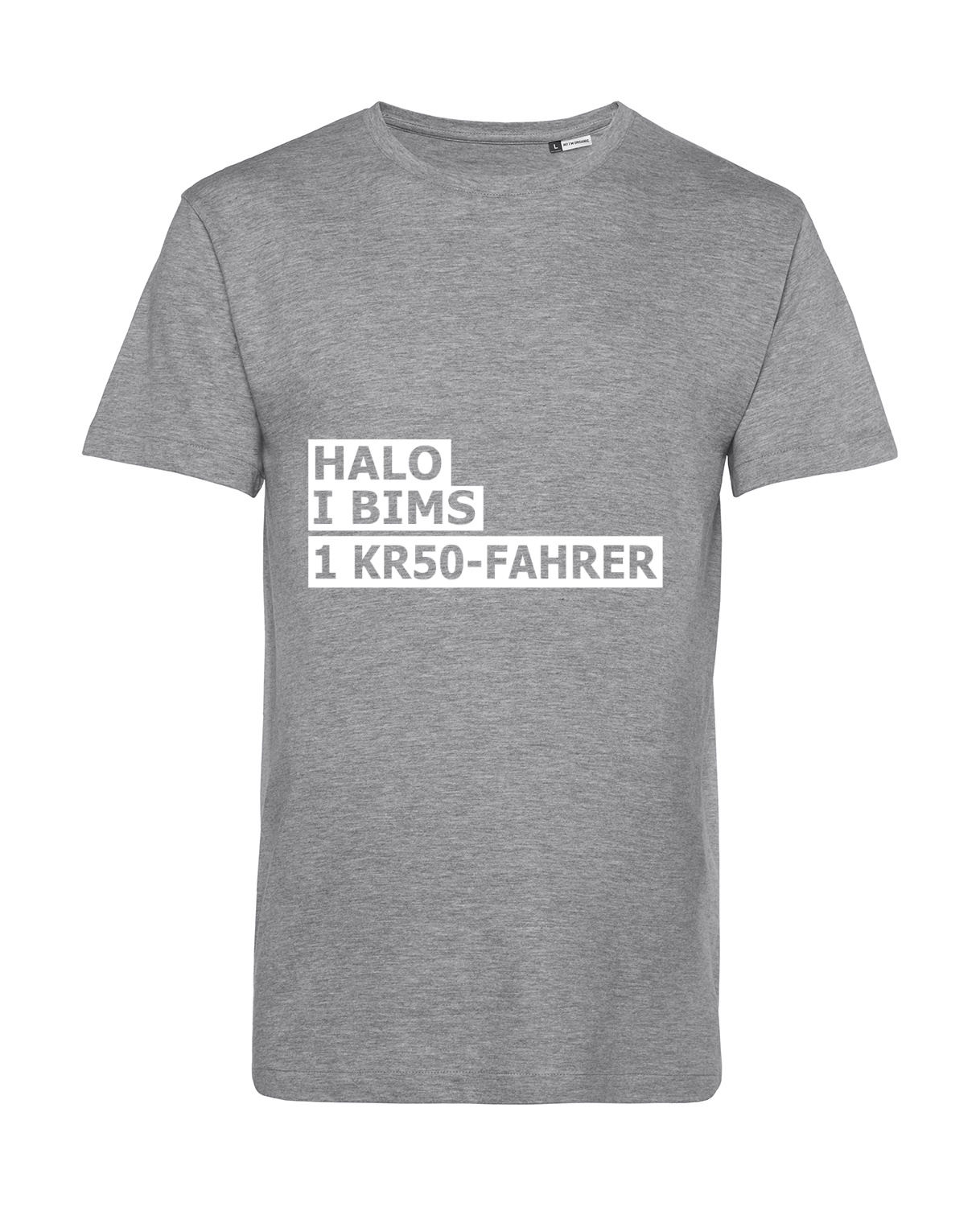 Nachhaltiges T-Shirt Herren 2Takter - Halo I bims 1 KR50-Fahrer