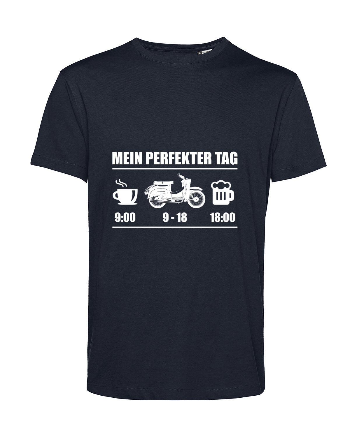 Nachhaltiges T-Shirt Herren 2Takter - Mein perfekter Tag Schwalbe
