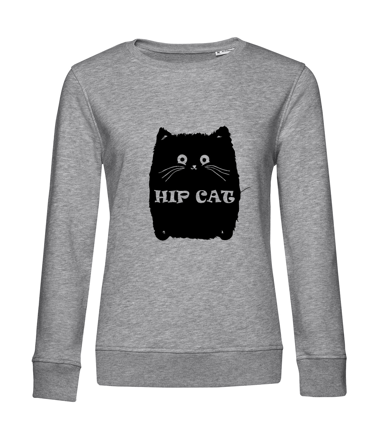 Nachhaltiges Sweatshirt Damen Katzen - Hip Cat