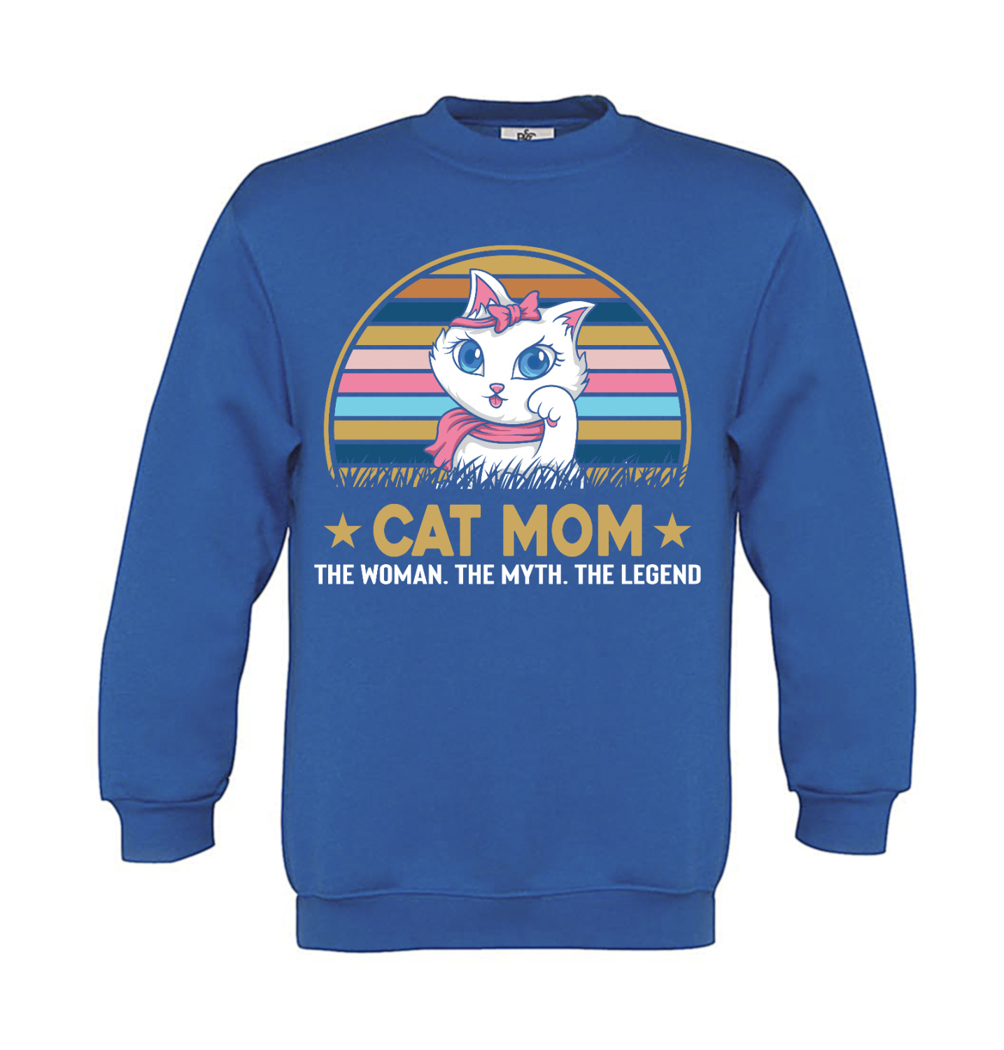 Sweatshirt Kinder Cat Mom - The Woman - The Myth - The Legend