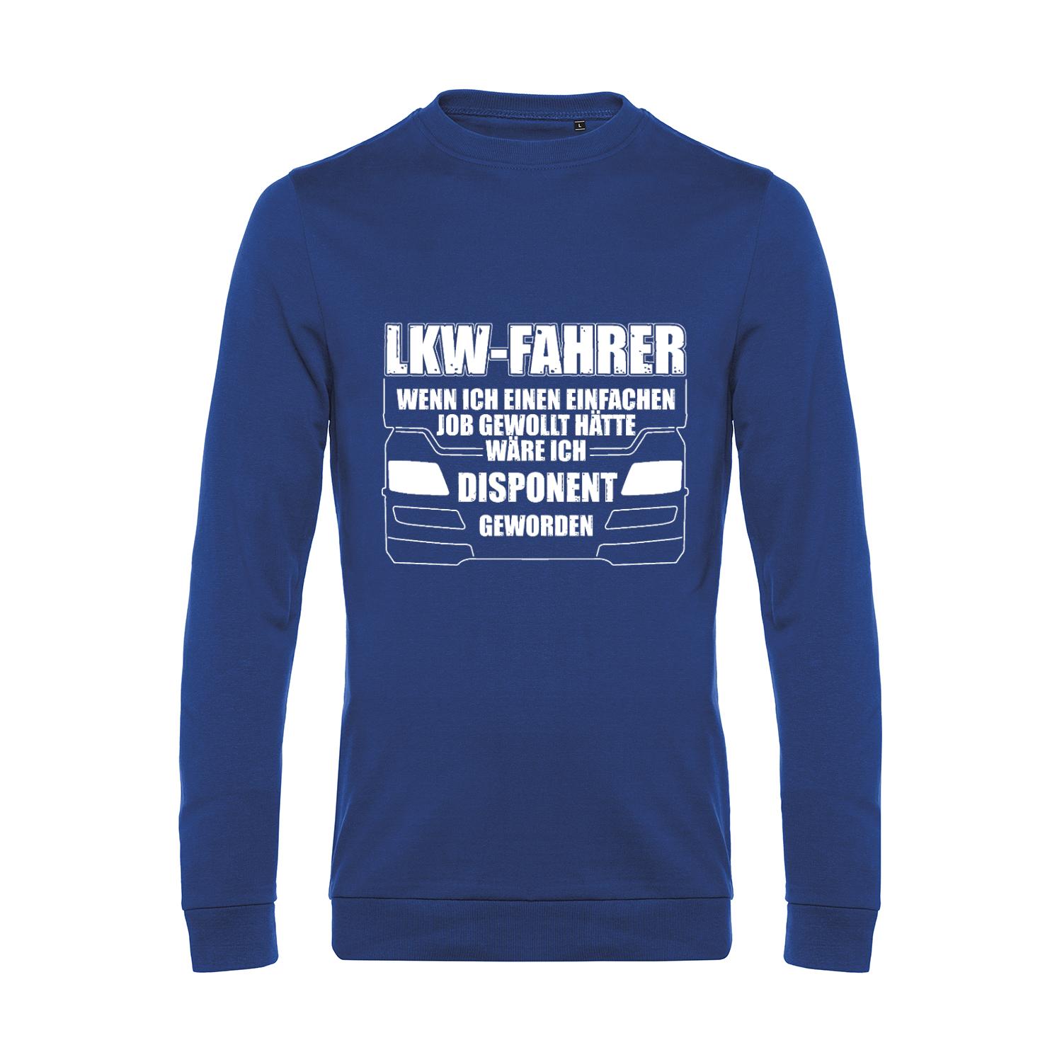 Sweatshirt Herren LKW-Fahrer - Einfacher Job Disponent