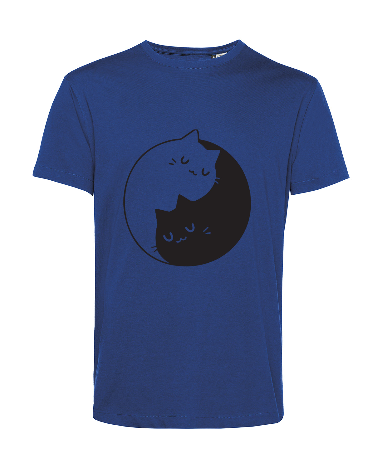 Nachhaltiges T-Shirt Herren Yin Yang Katze 2