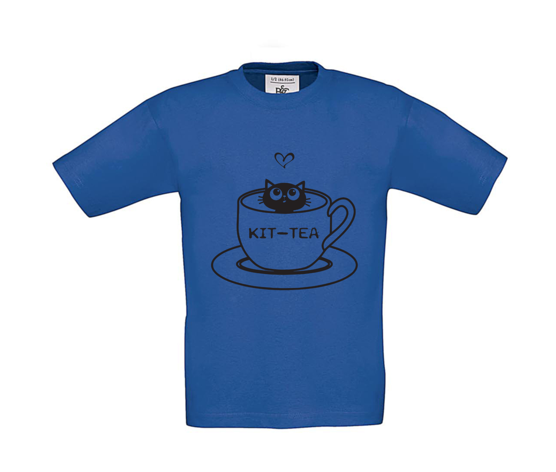 T-Shirt Kinder Katzen Kit-Tea