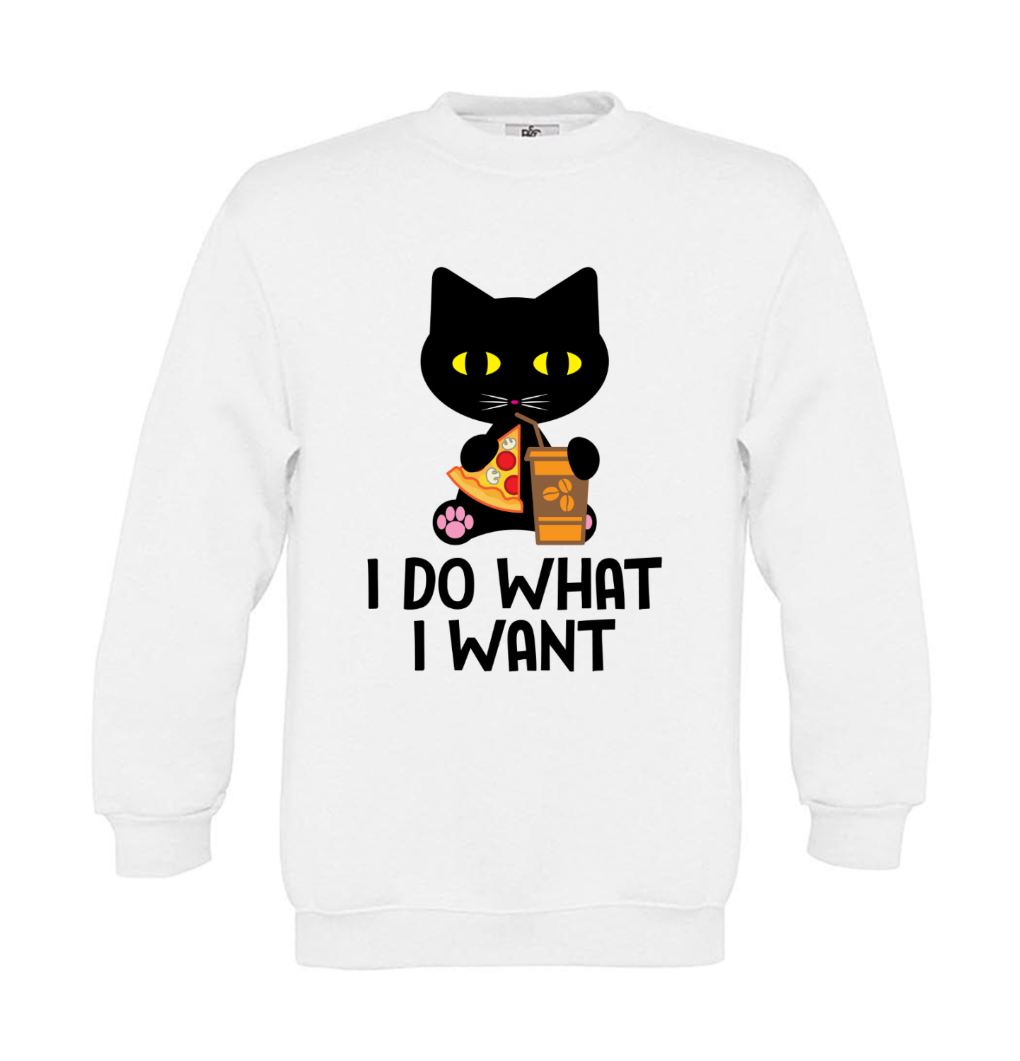 Sweatshirt Kinder Katzen - I do what I want