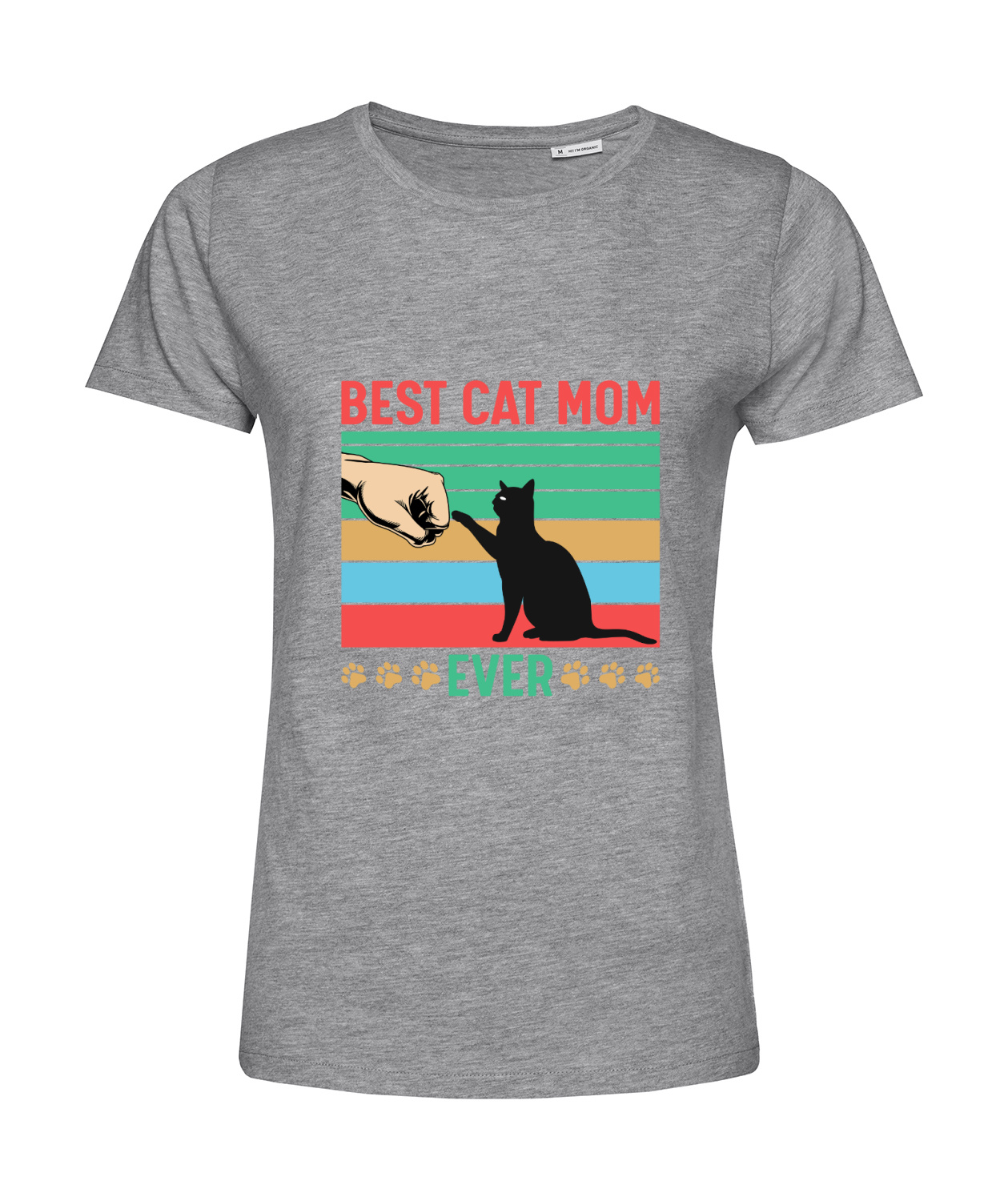 Nachhaltiges T-Shirt Damen Katzen - Best Cat Mom ever