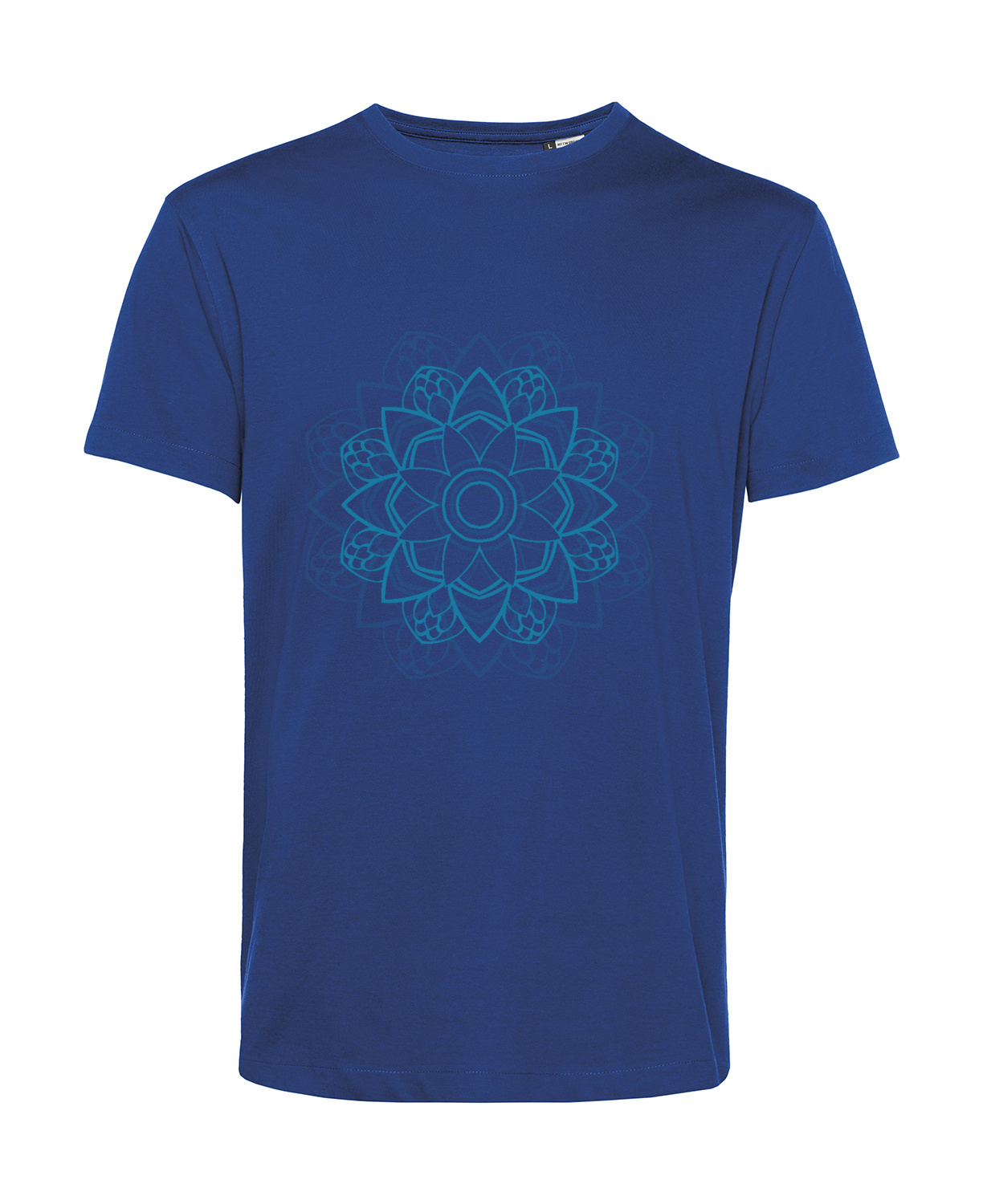 Nachhaltiges T-Shirt Herren Mandala Blue