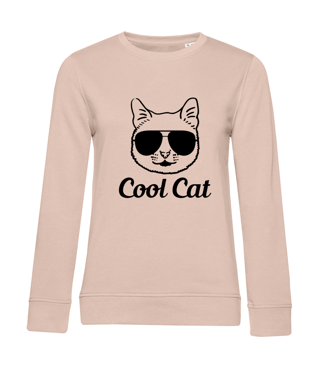 Nachhaltiges Sweatshirt Damen Katzen - Cool Cat