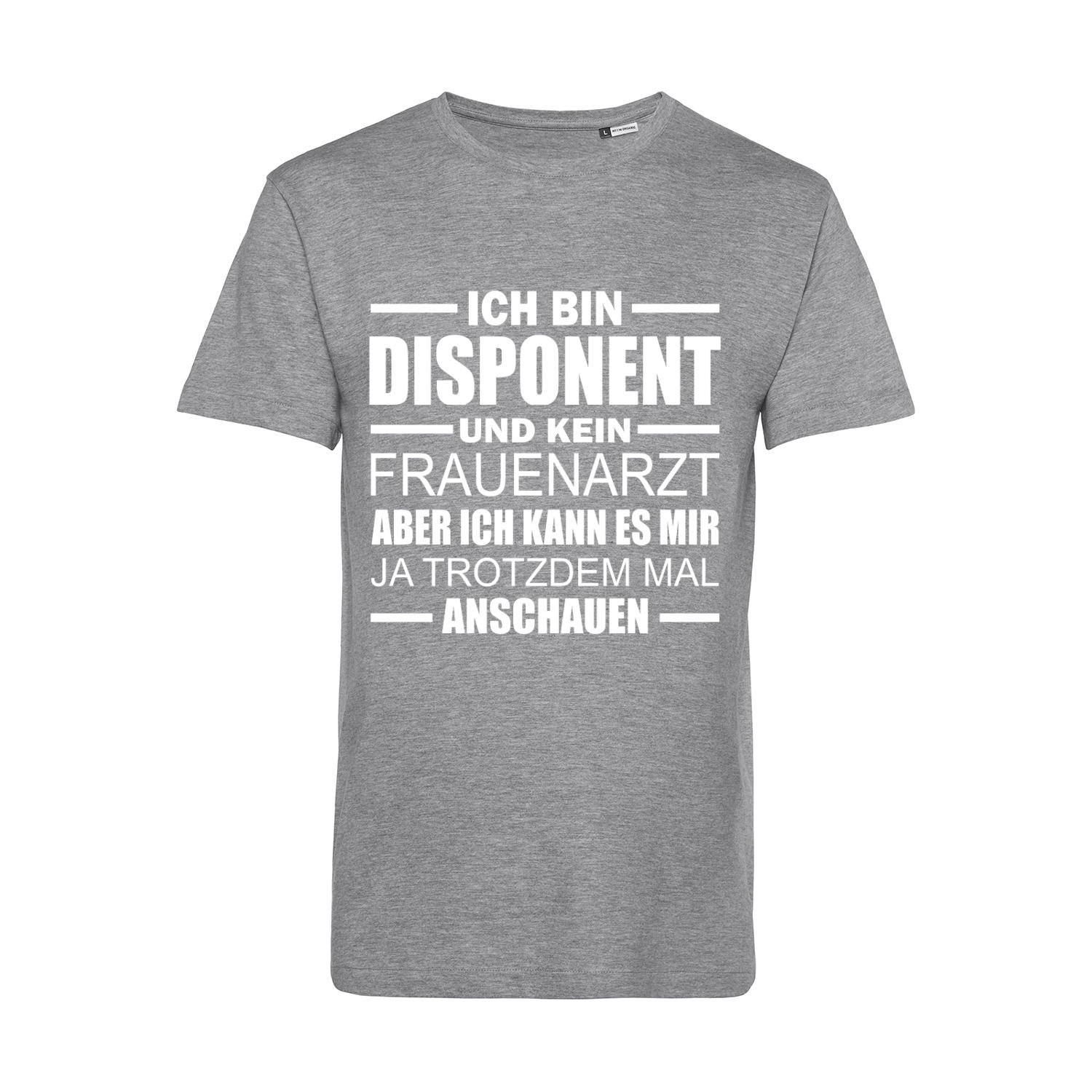 Nachhaltiges T-Shirt Herren Disponent - Kein Frauenarzt
