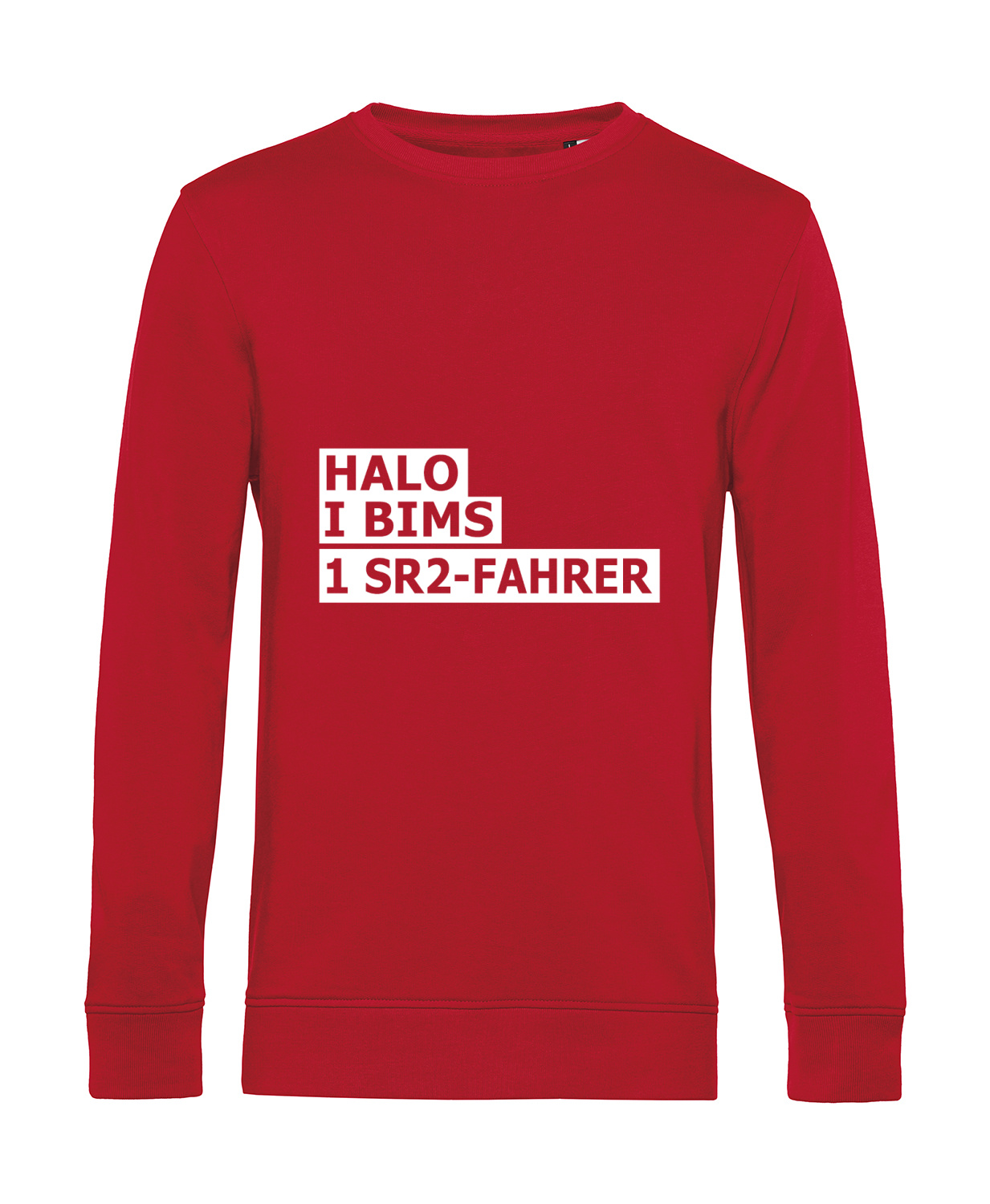 Nachhaltiges Sweatshirt Herren 2Takter - Halo I bims 1 SR2-Fahrer