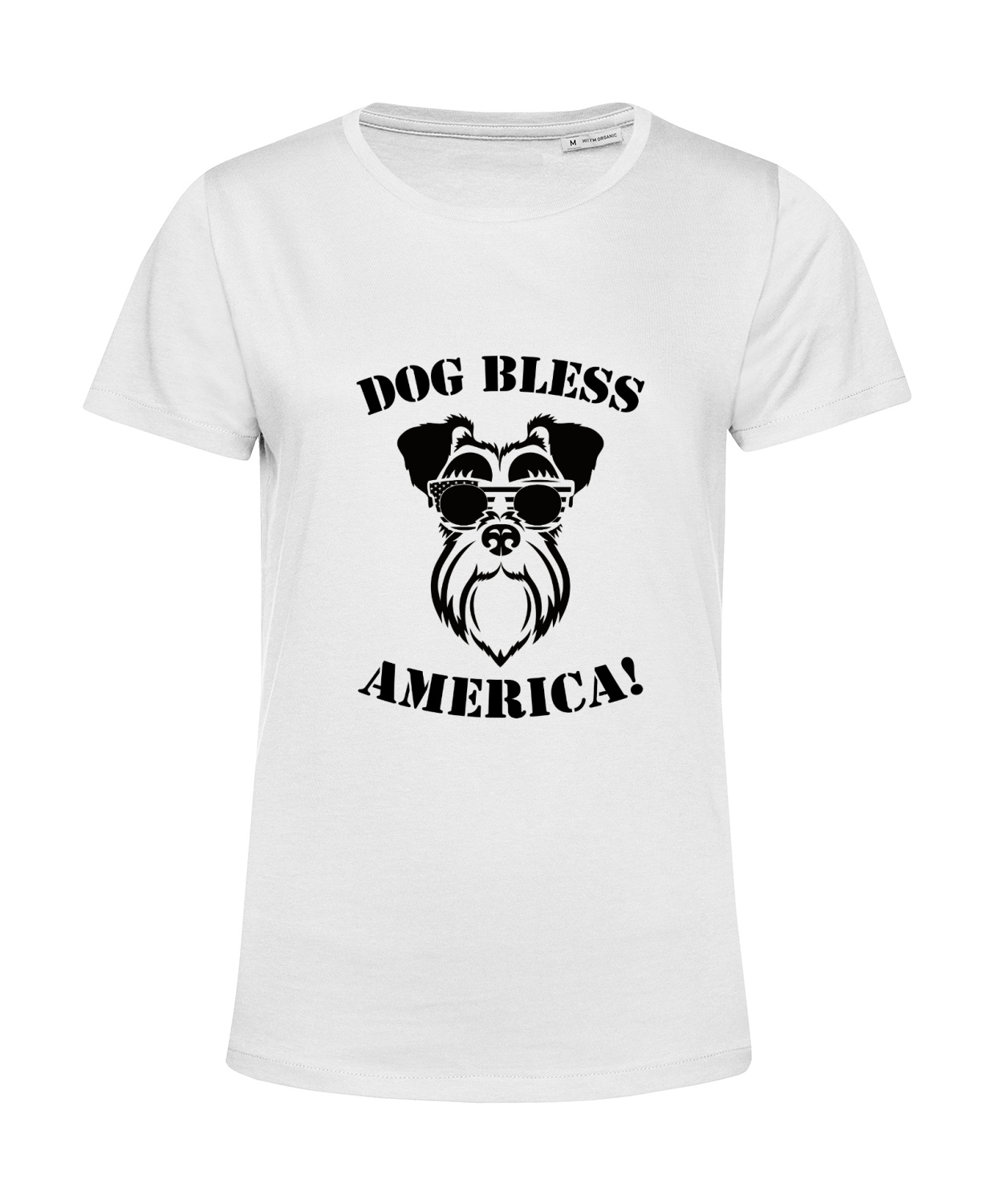 Nachhaltiges T-Shirt Damen Hunde - Dog bless America
