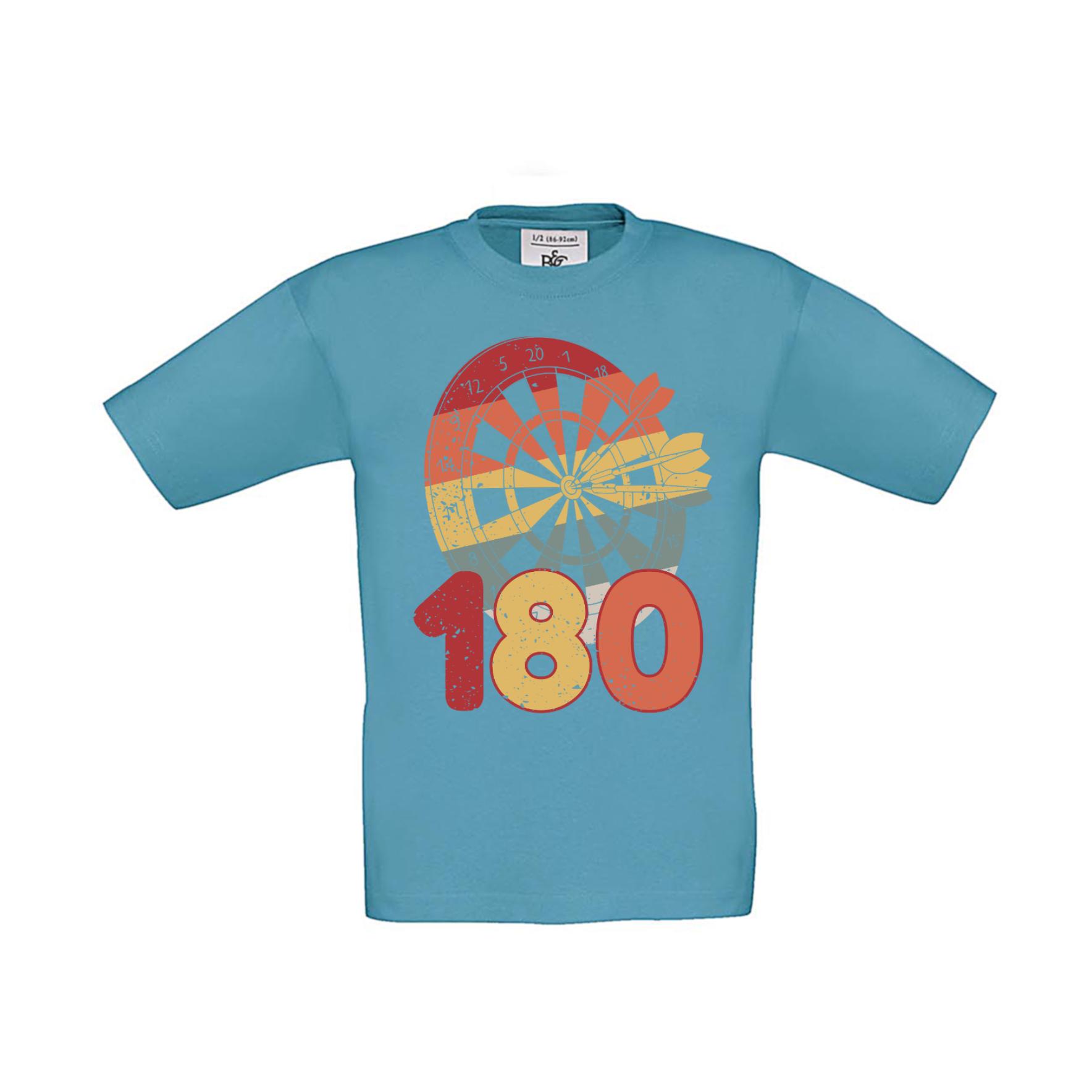 T-Shirt Kinder Darts Retro 180