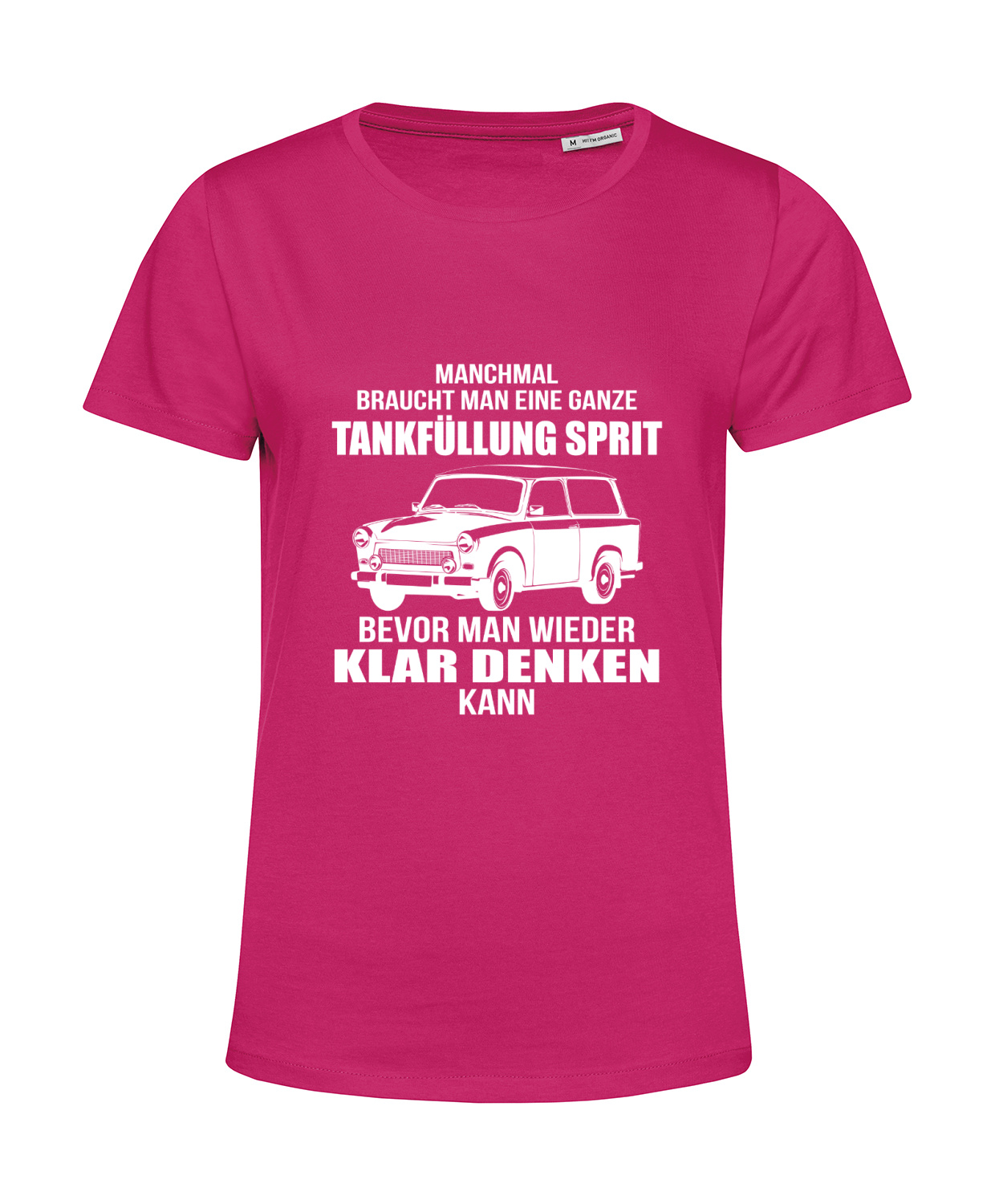Nachhaltiges T-Shirt Damen 2Takt - Ganze Tankfüllung Trabant Kombi