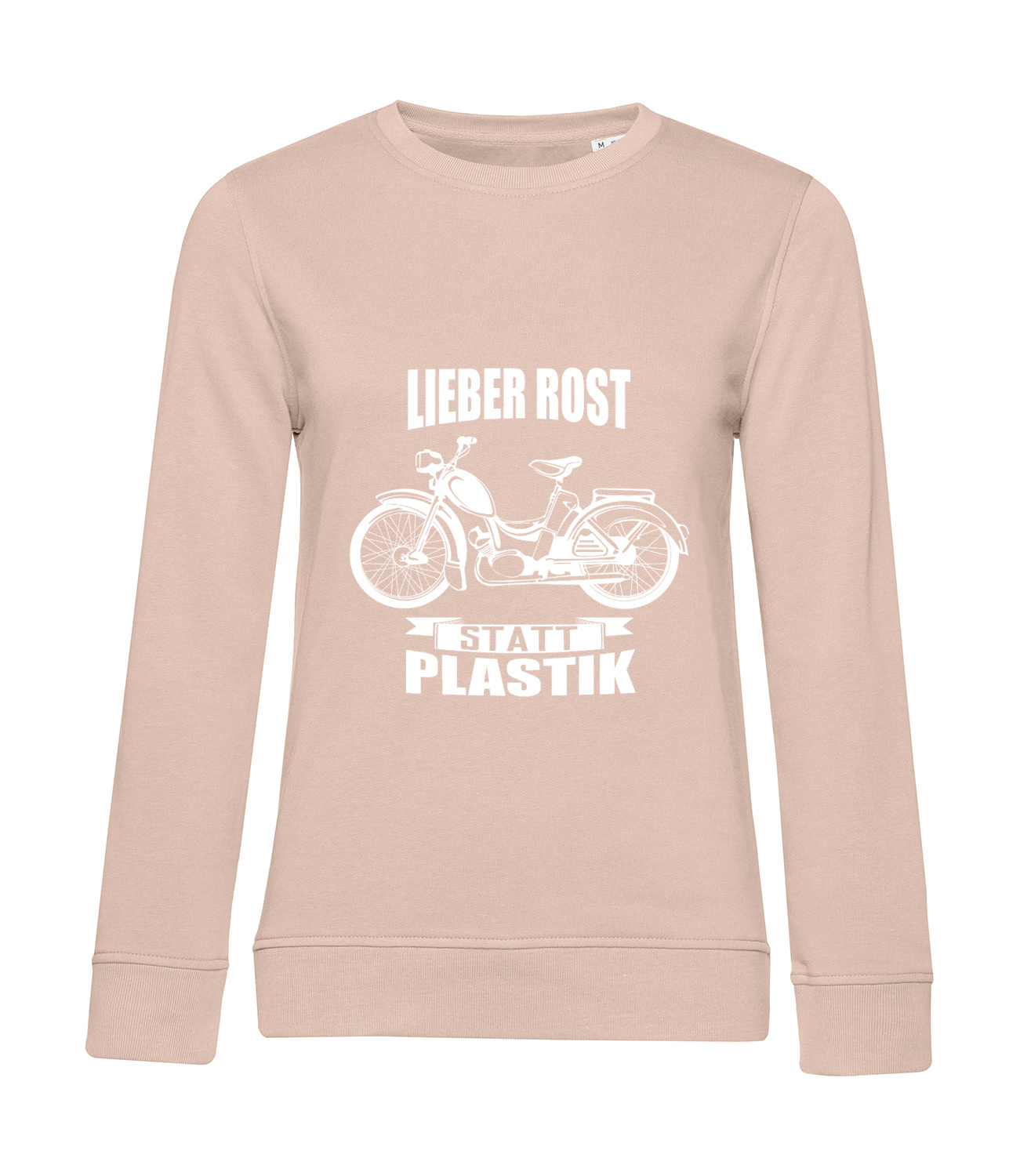Nachhaltiges Sweatshirt Damen 2Takter - Lieber Rost statt Plastik SR2