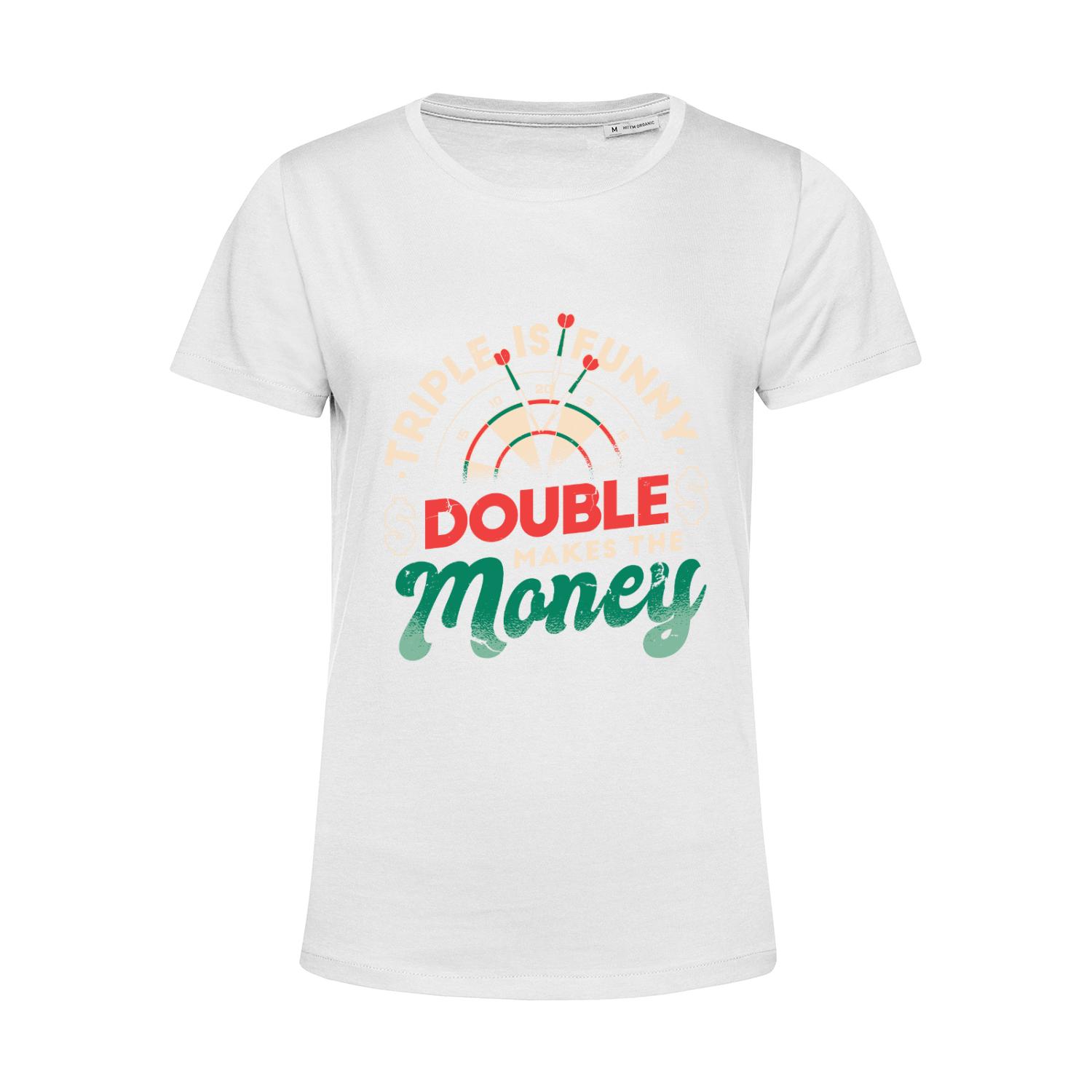 Nachhaltiges T-Shirt Damen Darts Triple is funny Double makes the money 2