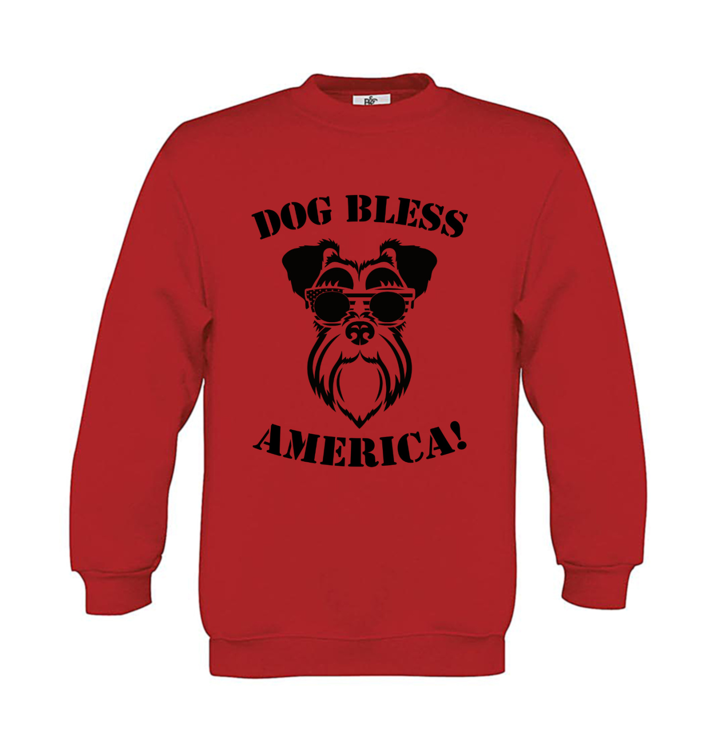 Sweatshirt Kinder Hunde - Dog bless America