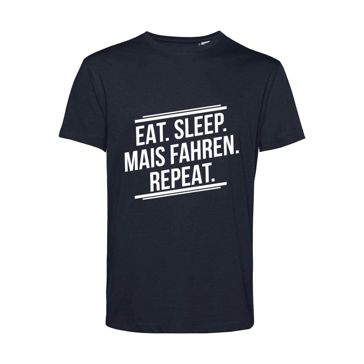Nachhaltiges T-Shirt Herren Landwirt - Eat Sleep Mais fahren Repeat