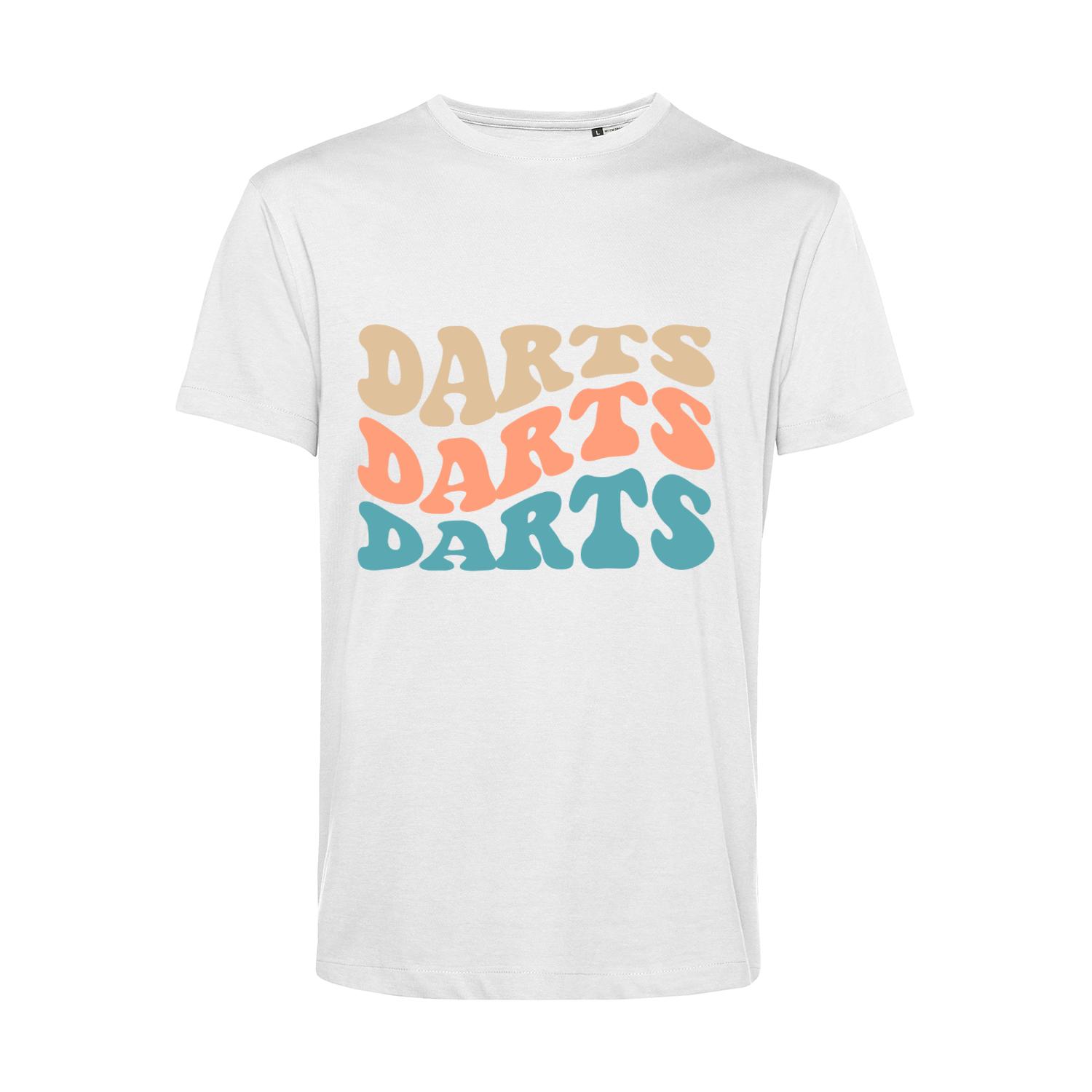 Nachhaltiges T-Shirt Herren Darts Farben Wellen