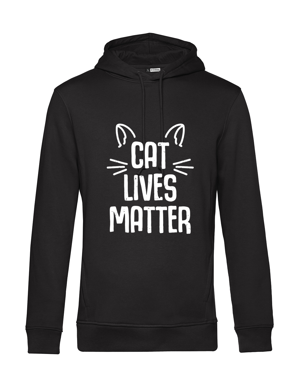 Nachhaltiger Hoodie Herren Katzen - Cat Lives matter