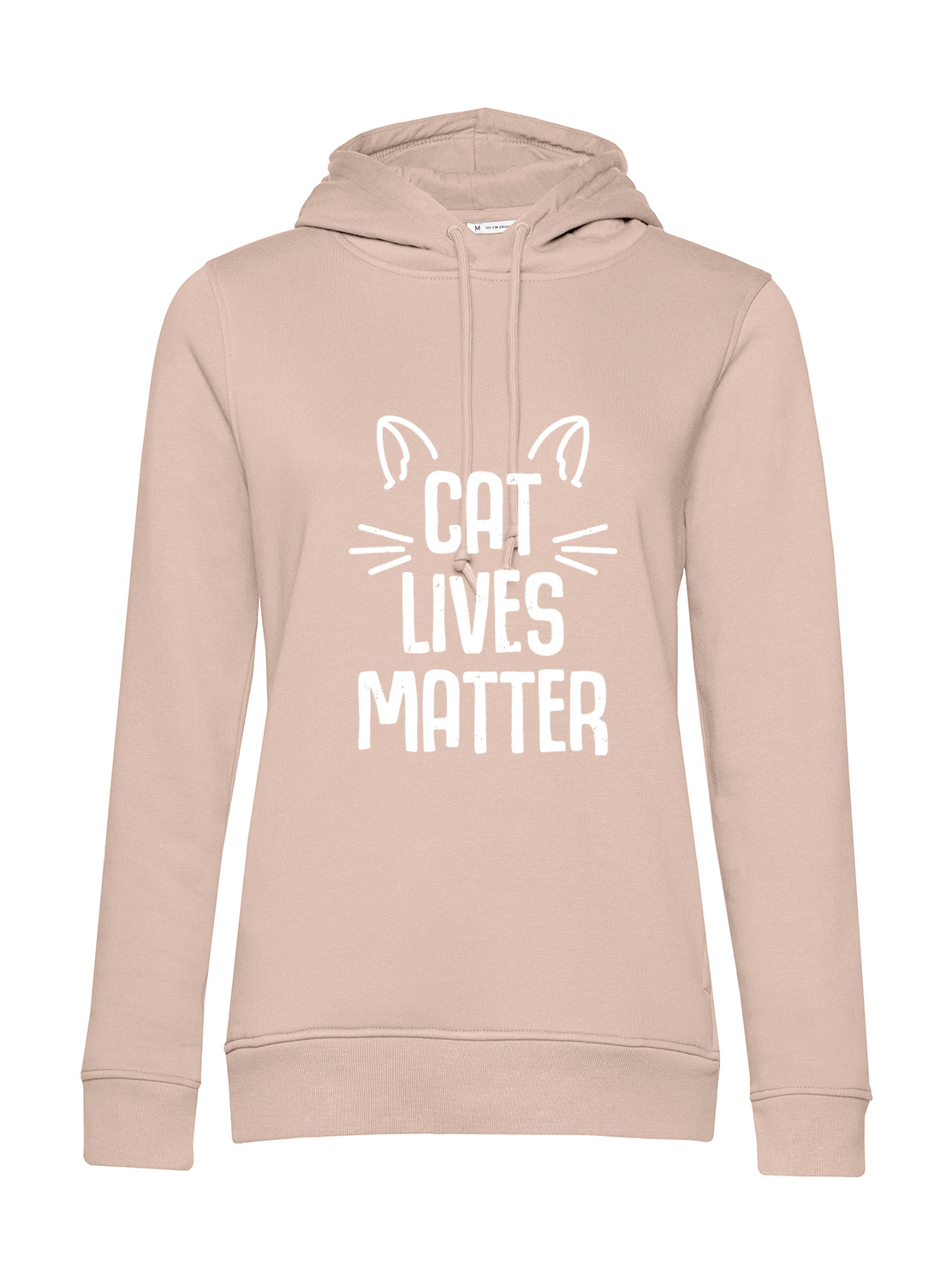 Nachhaltiger Hoodie Damen Katzen - Cat Lives matter