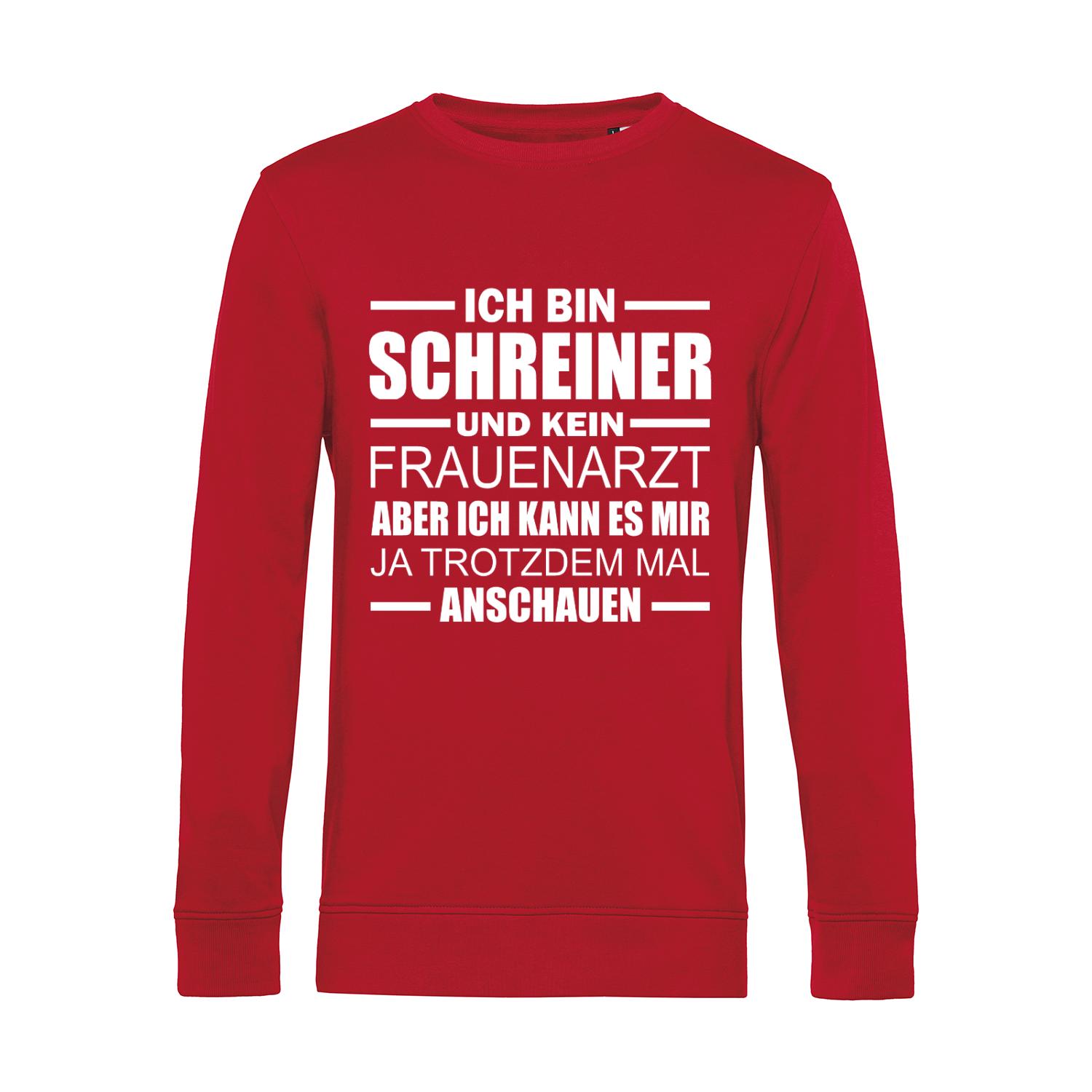 Nachhaltiges Sweatshirt Herren Schreiner - Kein Frauenarzt