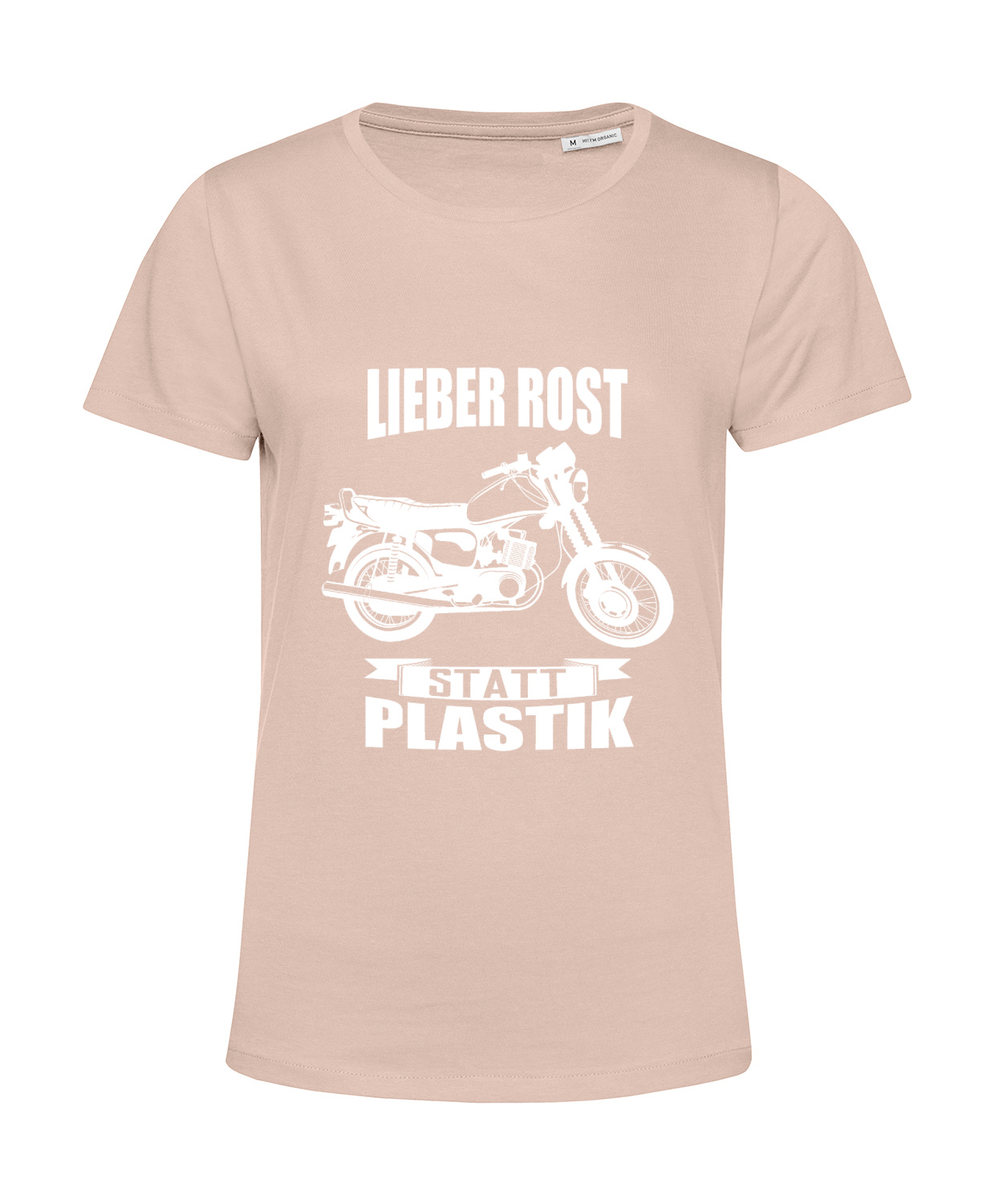 Nachhaltiges T-Shirt Damen 2Takter - Lieber Rost statt Plastik MZ