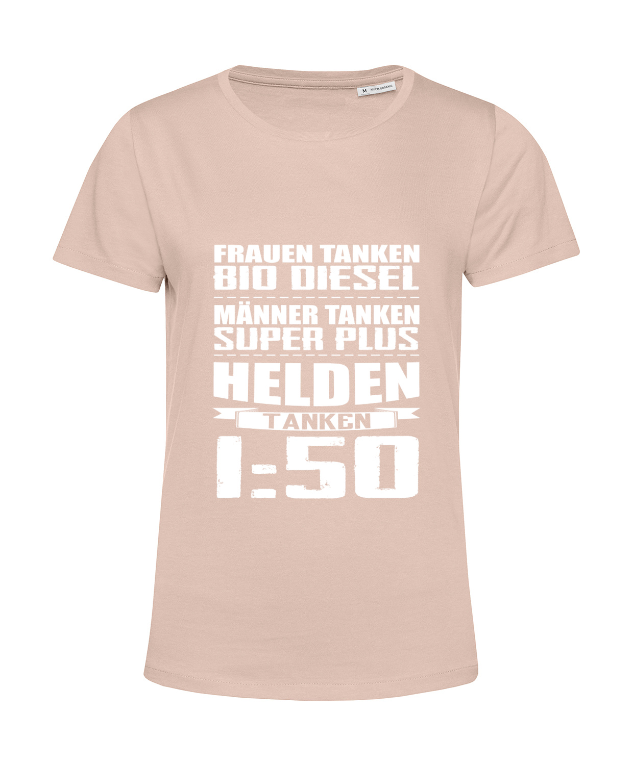 Nachhaltiges T-Shirt Damen 2Takter - Helden tanken 1 zu 50