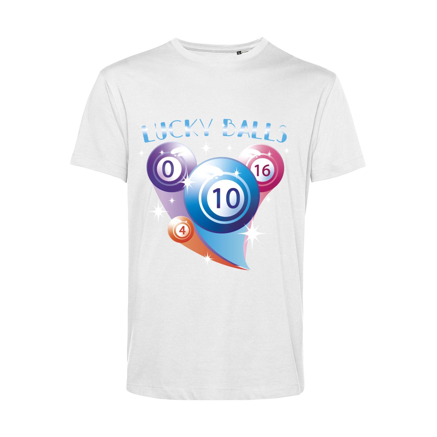 Nachhaltiges T-Shirt Herren Billard Lucky Balls