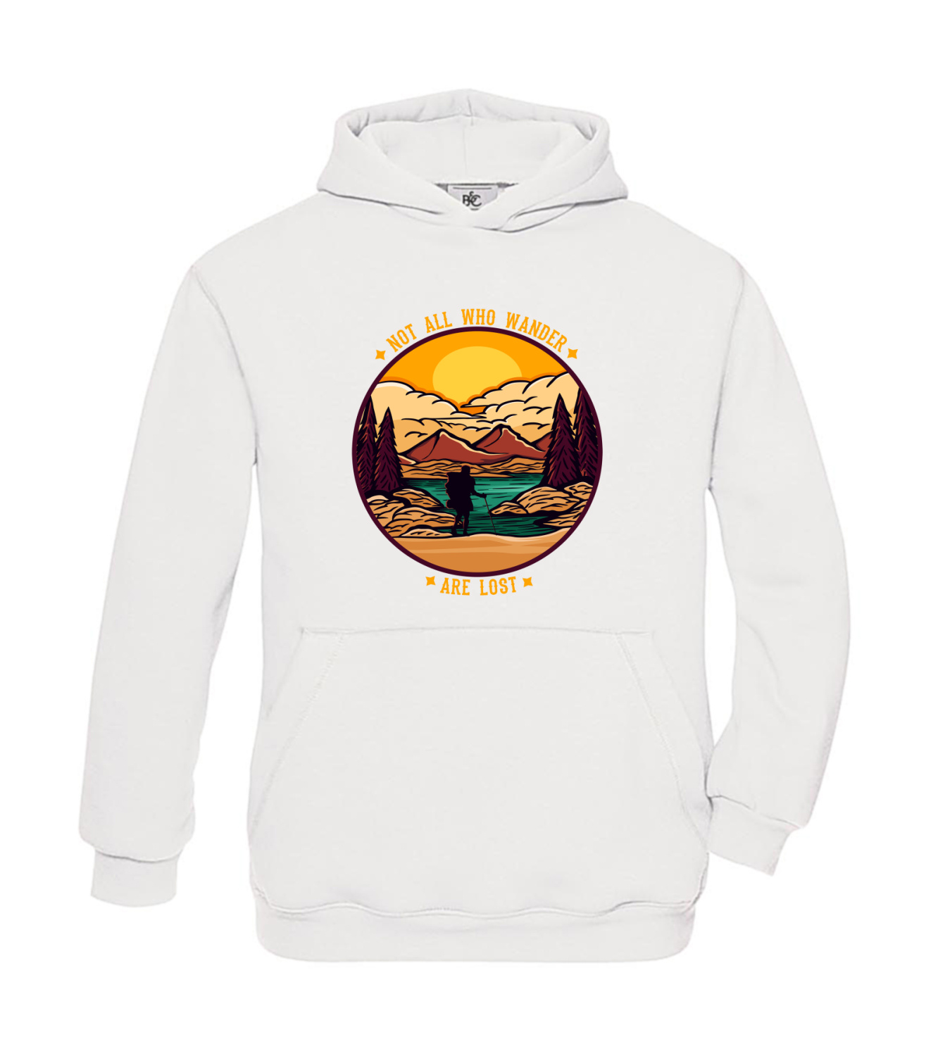 Hoodie Kinder Outdoor - Not all who wander are lost