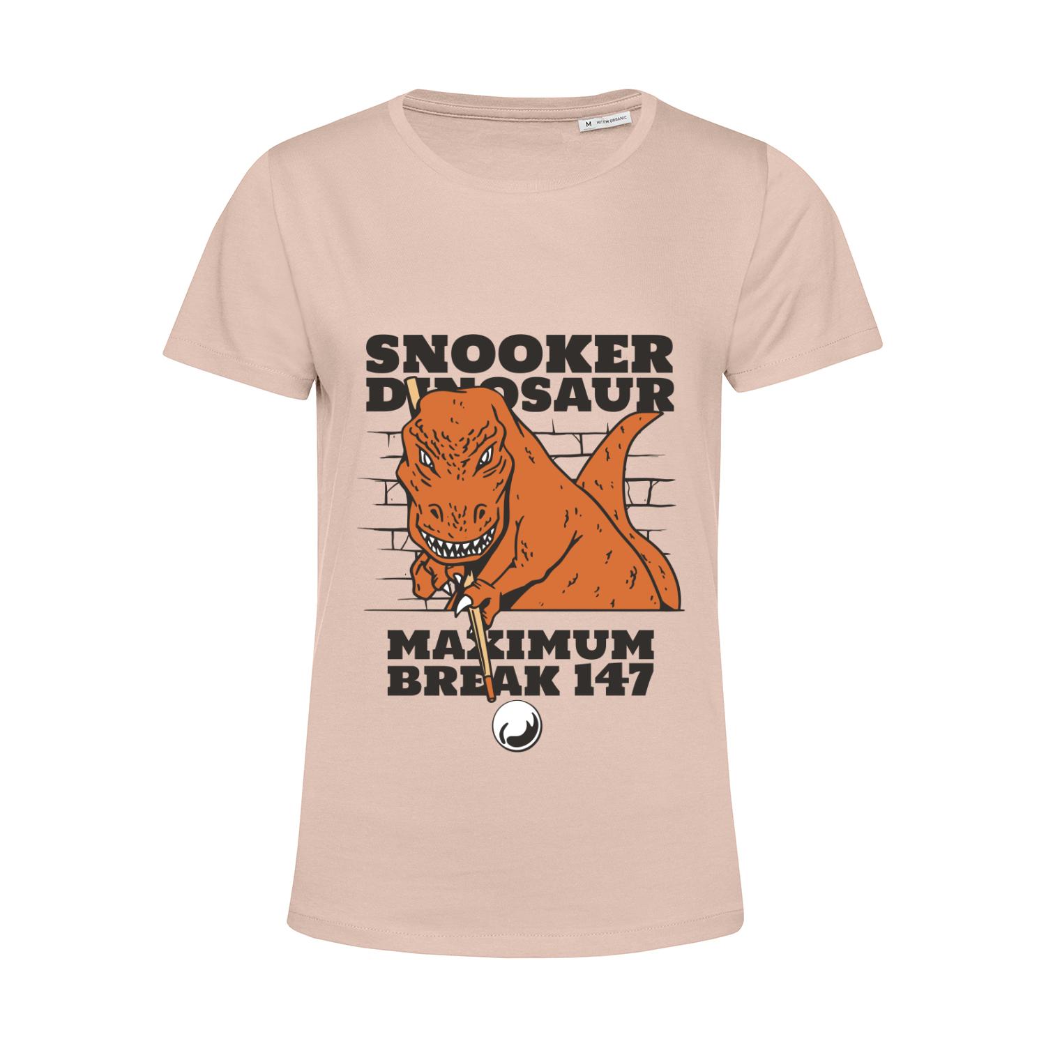 Nachhaltiges T-Shirt Damen Snooker Dinosaurier