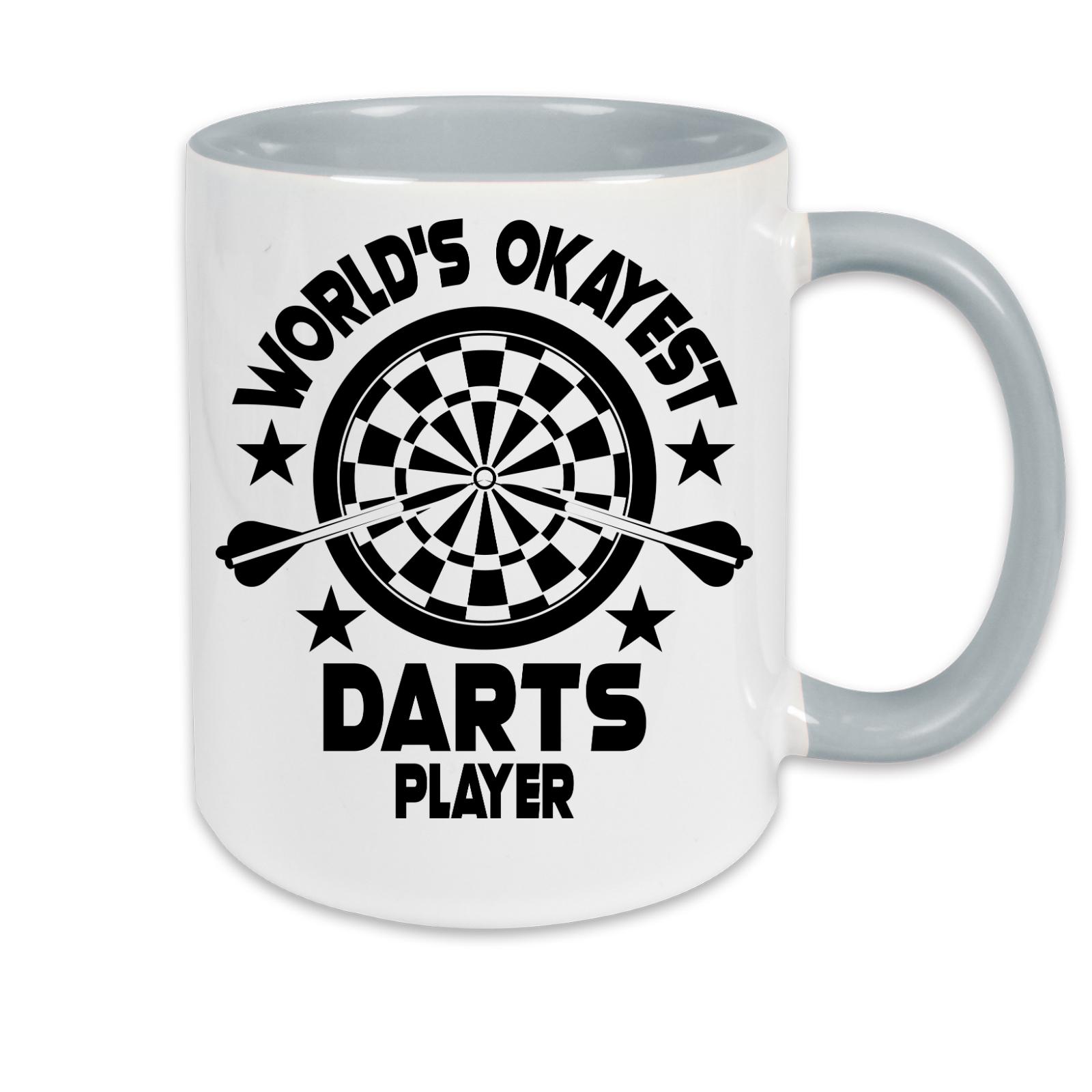 Tasse zweifarbig World's Okayest Darts Player