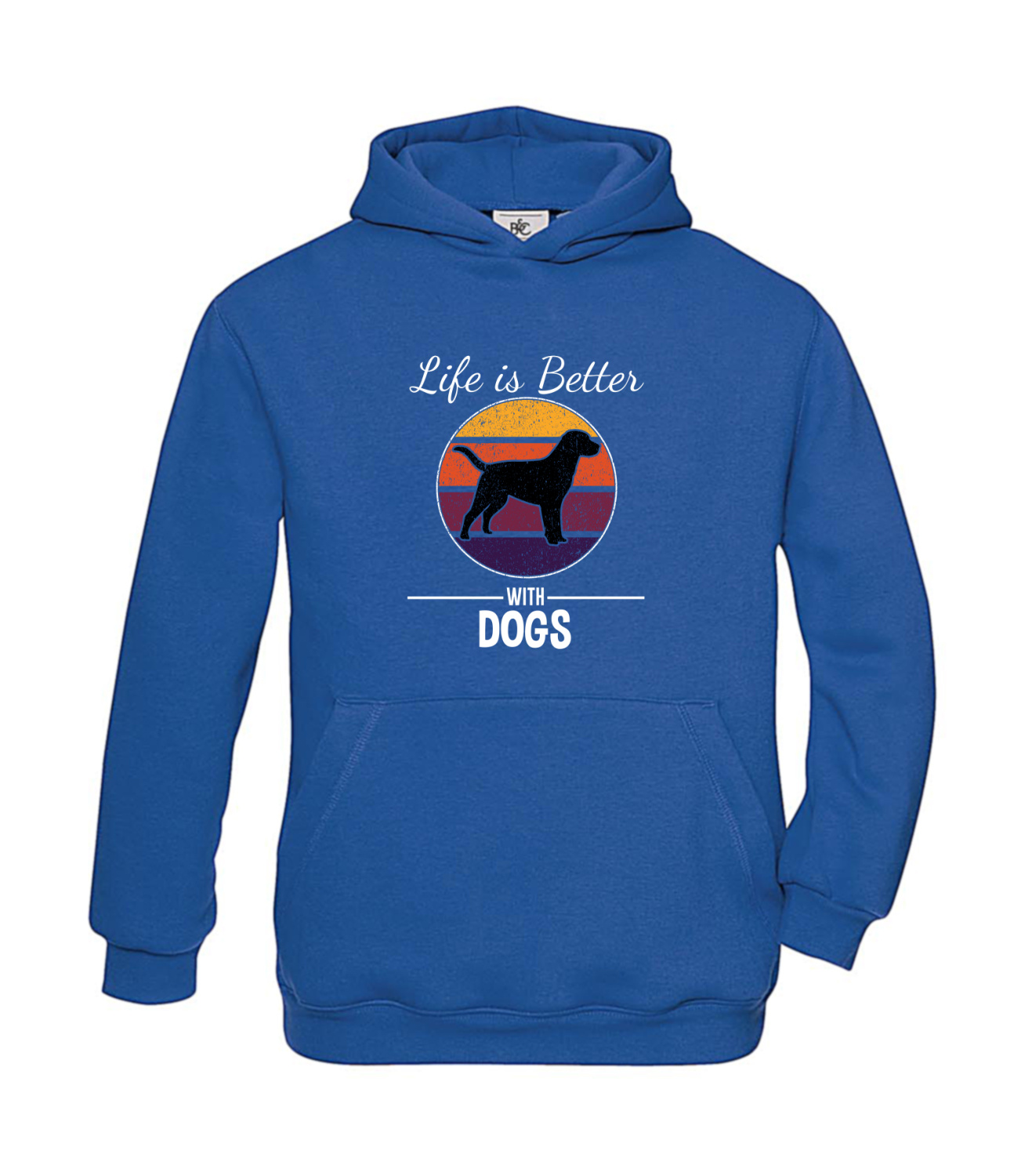 Hoodie Kinder Hunde - Life is Better with Dogs