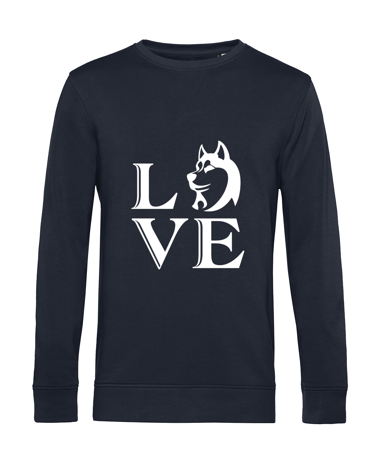 Nachhaltiges Sweatshirt Herren Hunde - Love