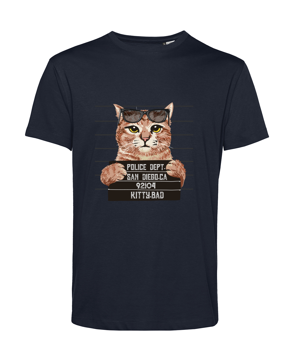 Nachhaltiges T-Shirt Herren Katzen - Kitty im Knast