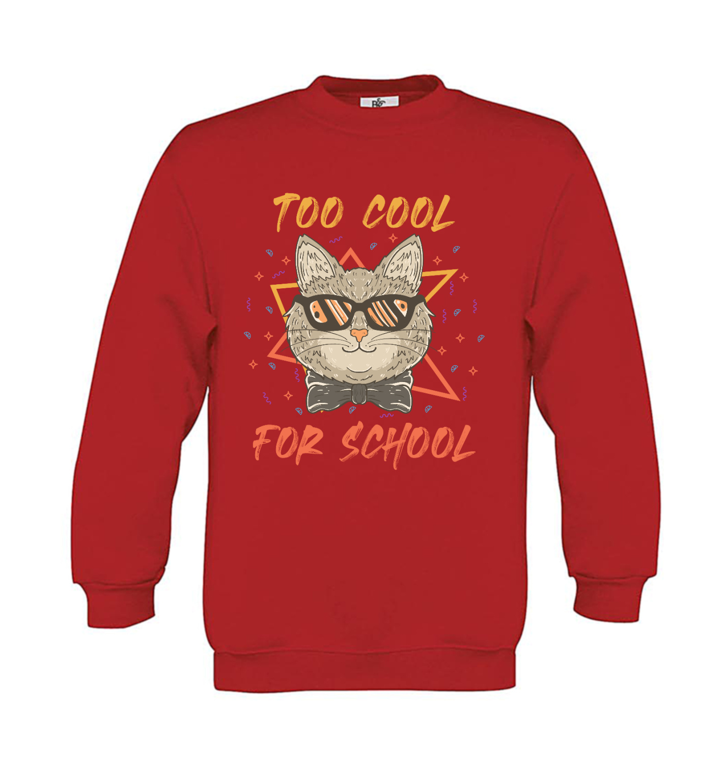 Sweatshirt Kinder Katzen - To cool for school