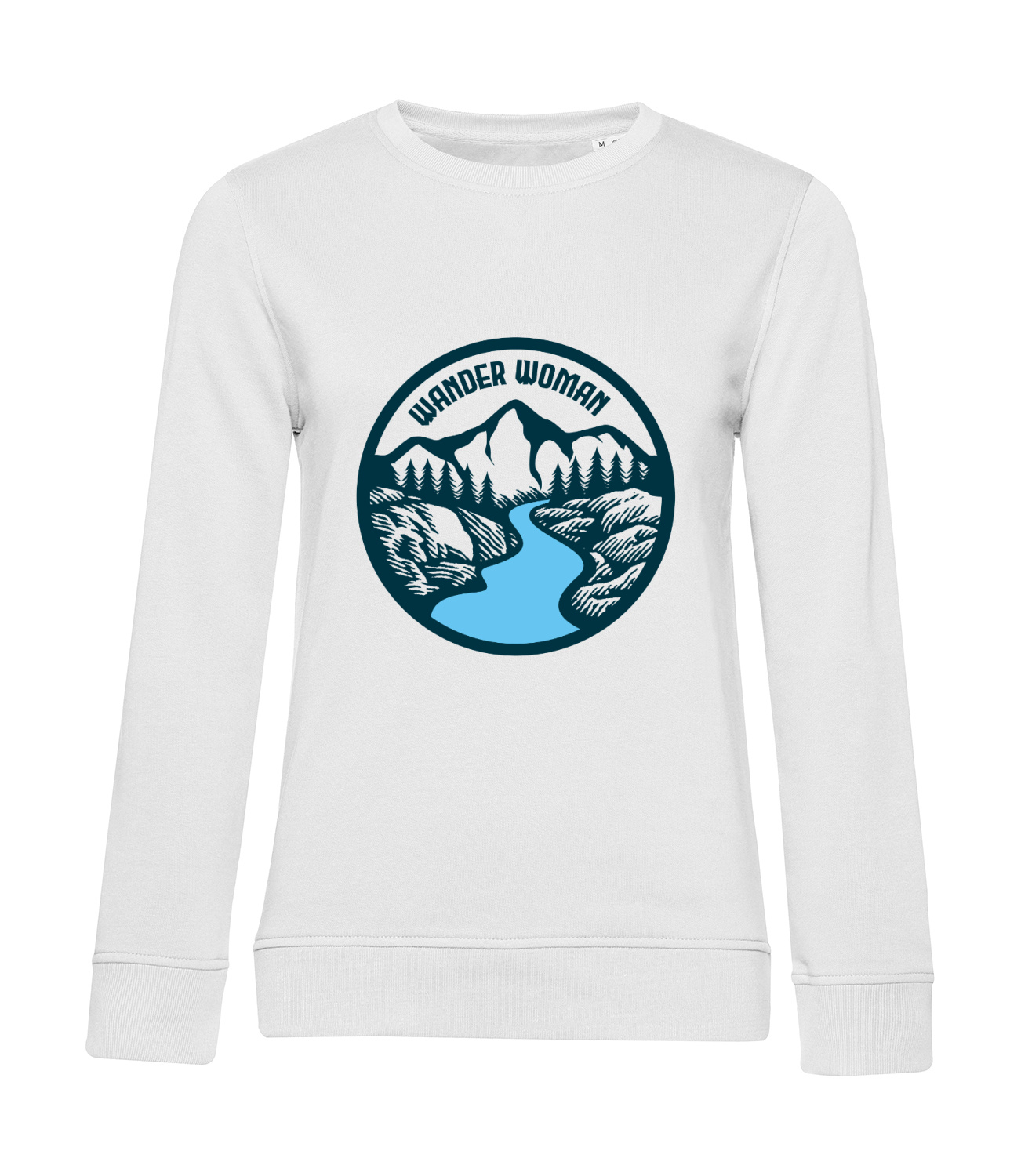 Nachhaltiges Sweatshirt Damen Outdoor Wander Woman