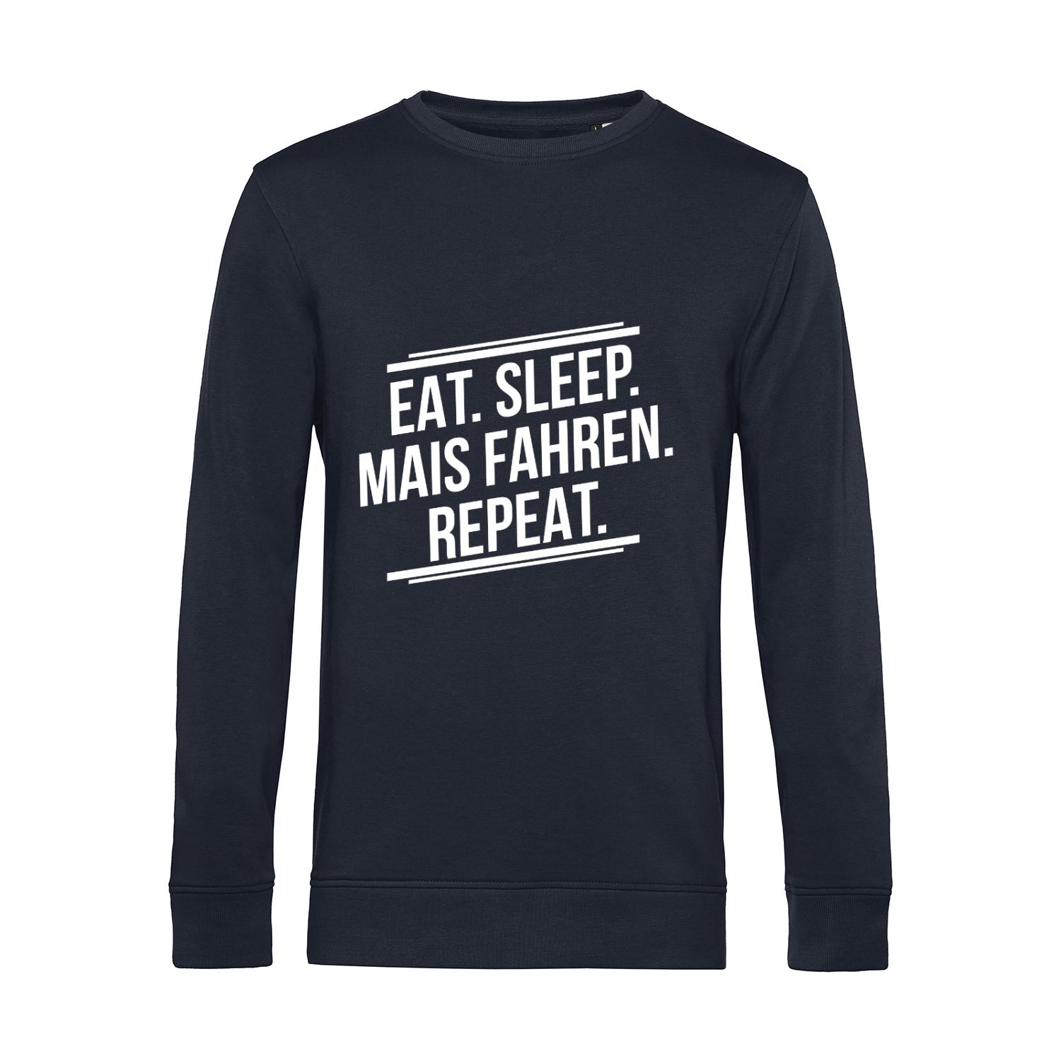 Nachhaltiges Sweatshirt Herren Landwirt - Eat Sleep Mais fahren Repeat