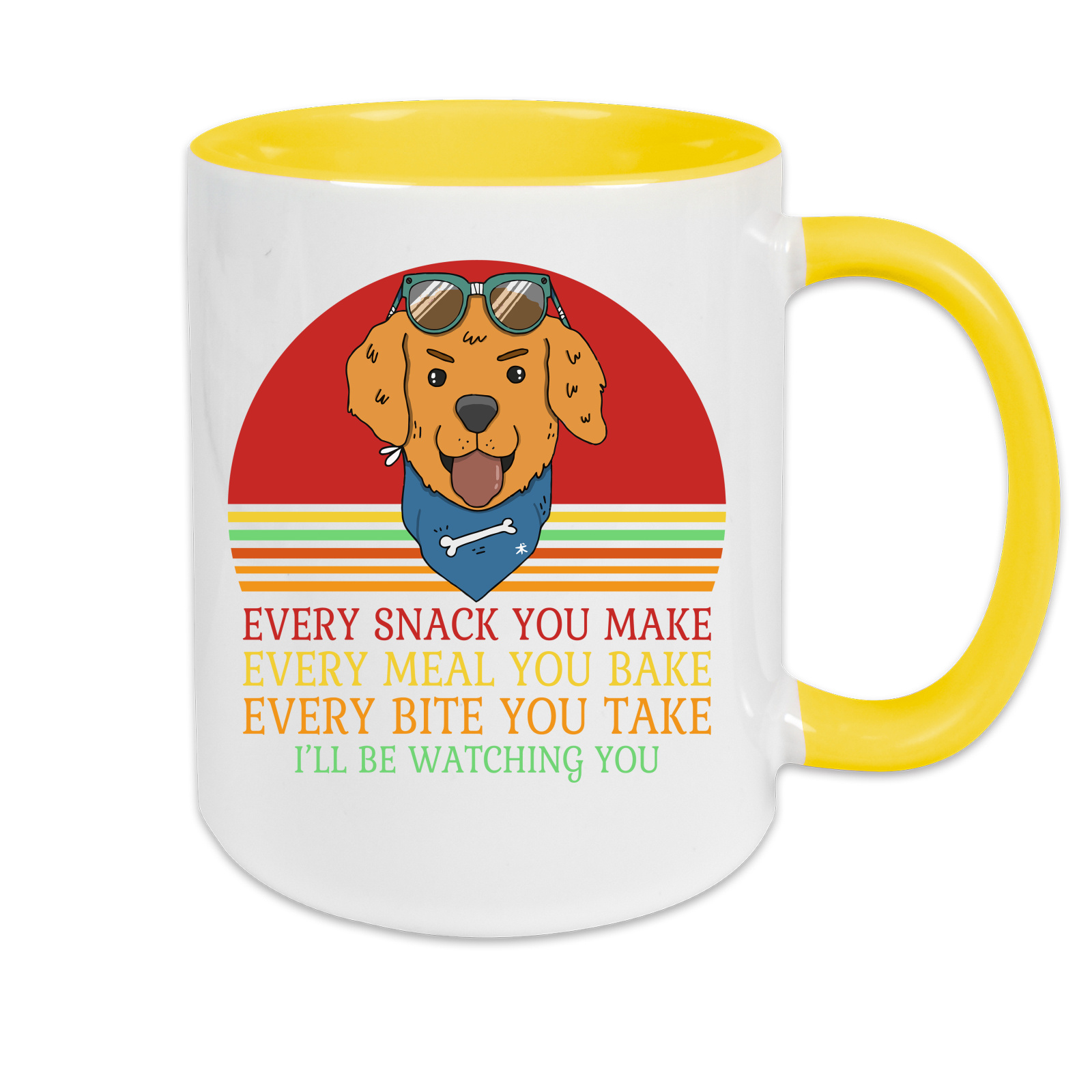 Tasse zweifarbig Hunde - Every Snack You Make