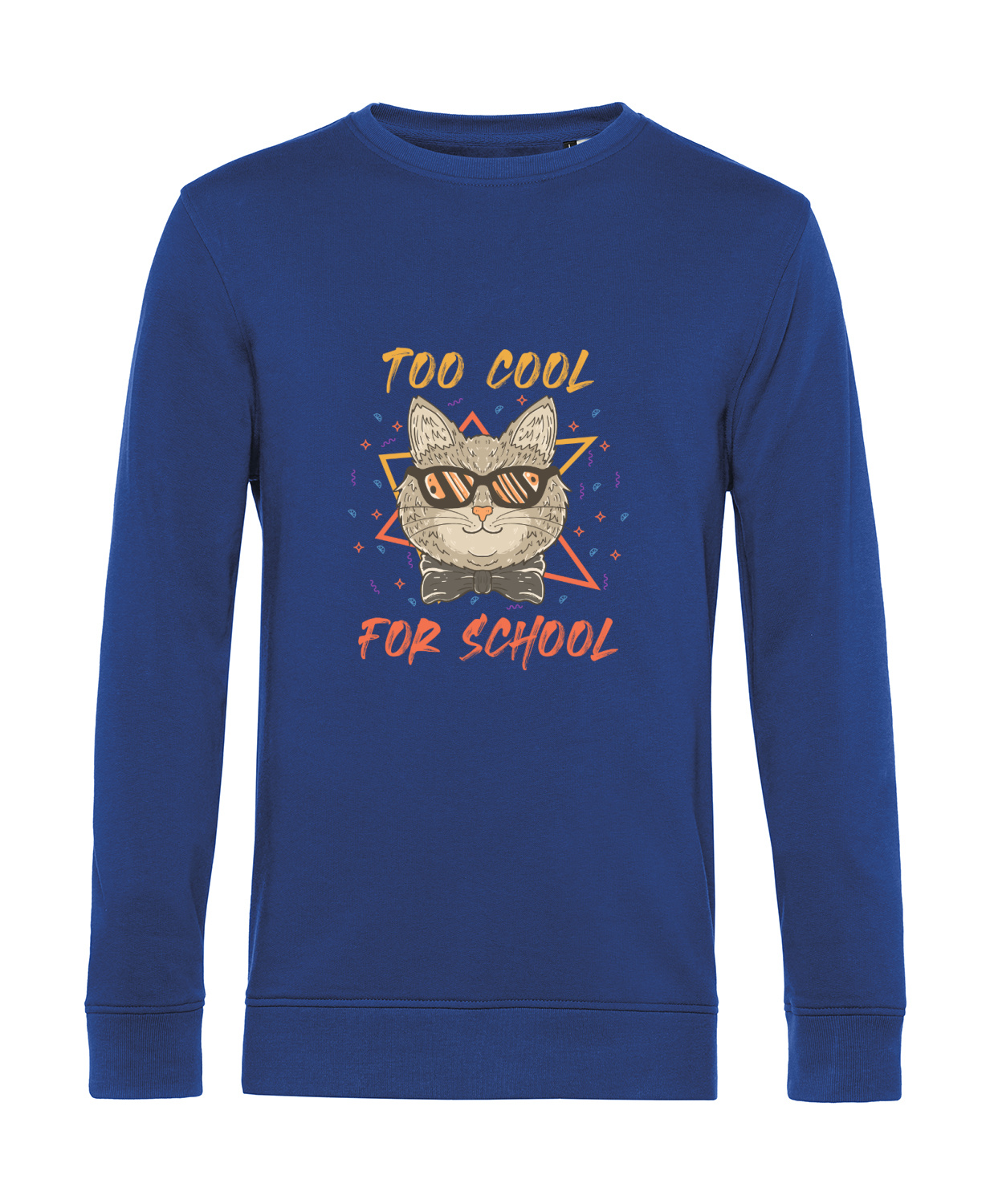 Nachhaltiges Sweatshirt Herren Katzen - To cool for school