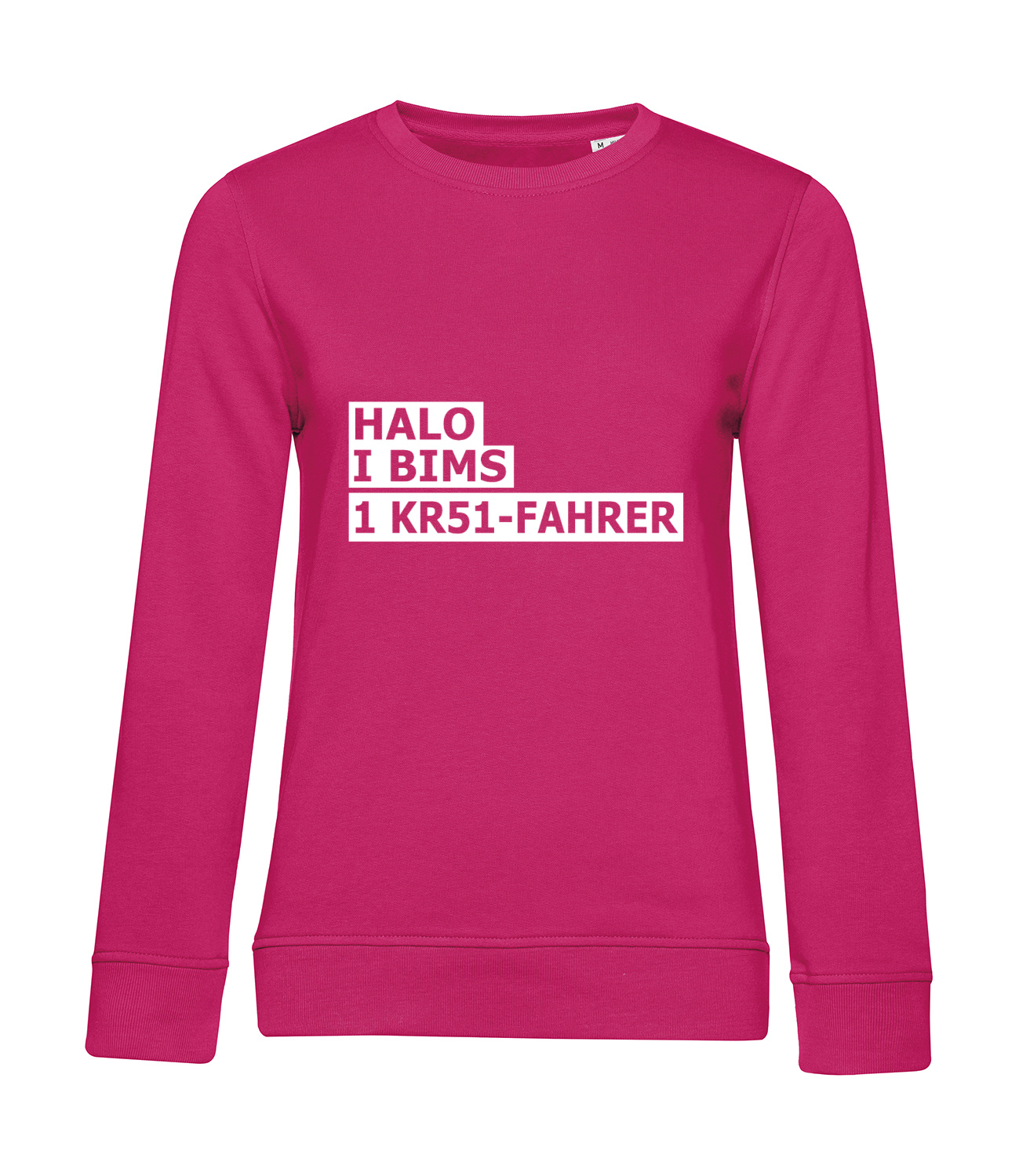 Nachhaltiges Sweatshirt Damen 2Takter - Halo I bims 1 KR51-Fahrer