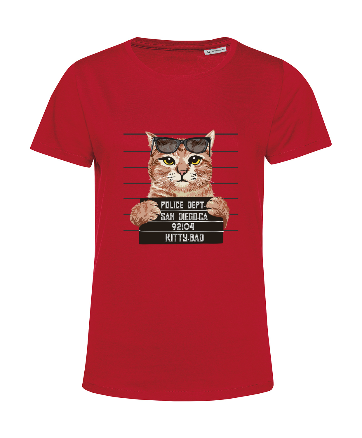 Nachhaltiges T-Shirt Damen Katzen - Kitty im Knast
