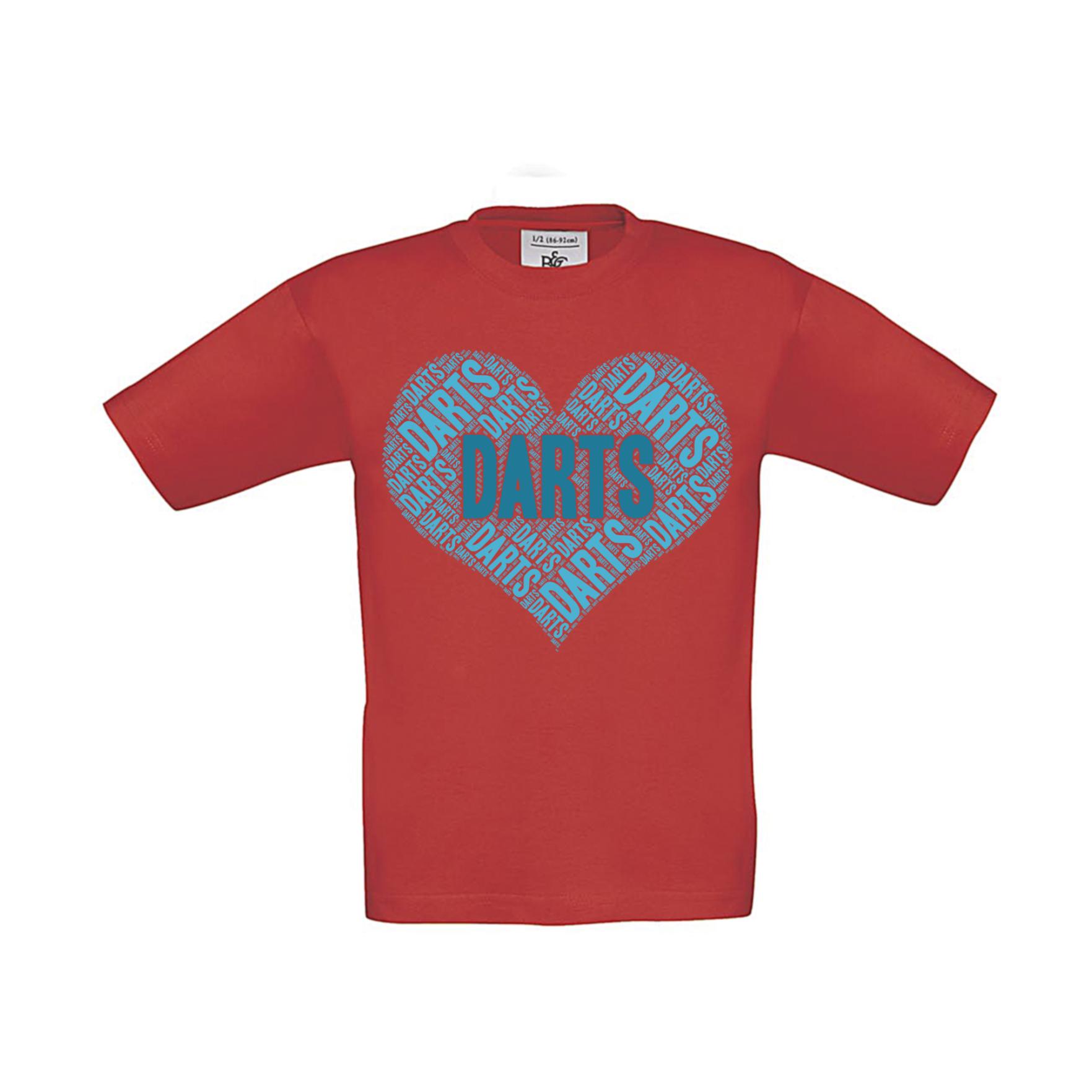T-Shirt Kinder Darts Heart