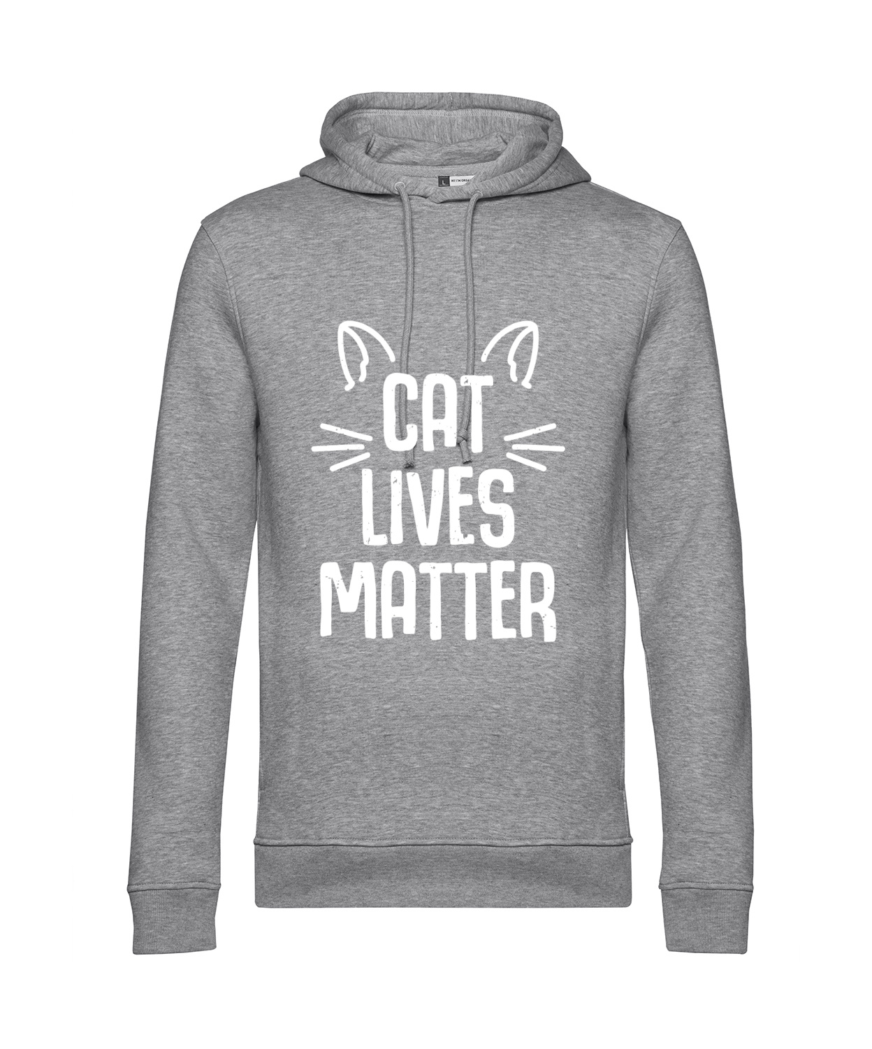 Nachhaltiger Hoodie Herren Katzen - Cat Lives matter